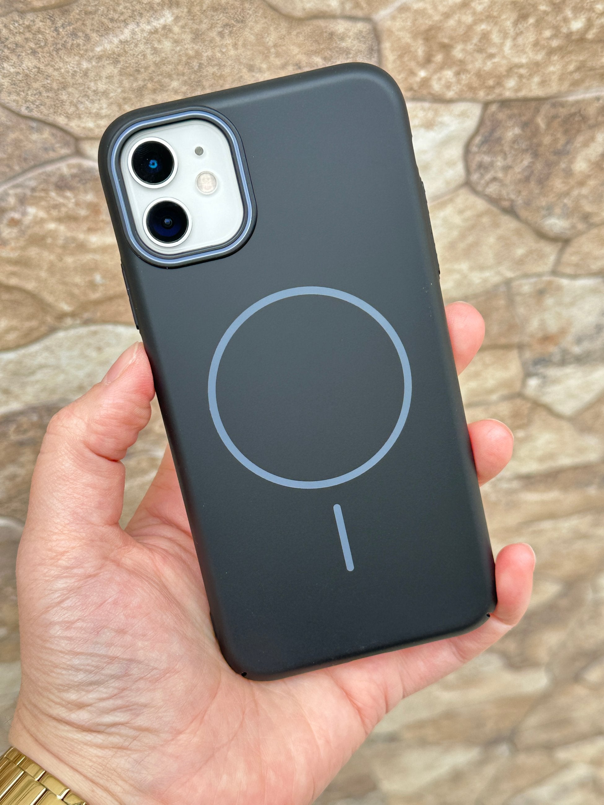 iPhone 11 Magsafe Özellikli Minimal Dizaynlı Kamera Çıkıntılı Ruzo Kılıf