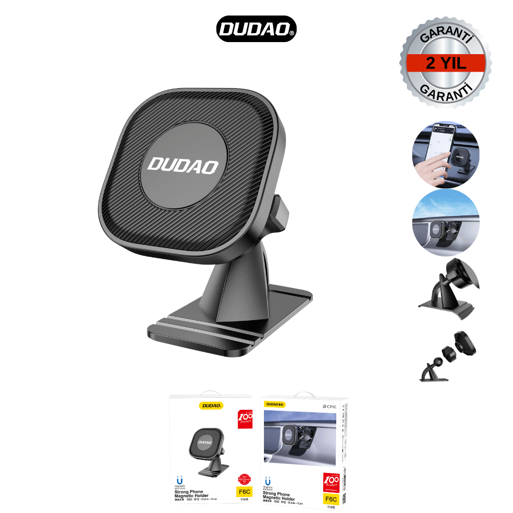 DUDAO F6C Araç İçi Mıknatıslı Telefon Tutucu - Göğüslüğe Yapıştırmalı