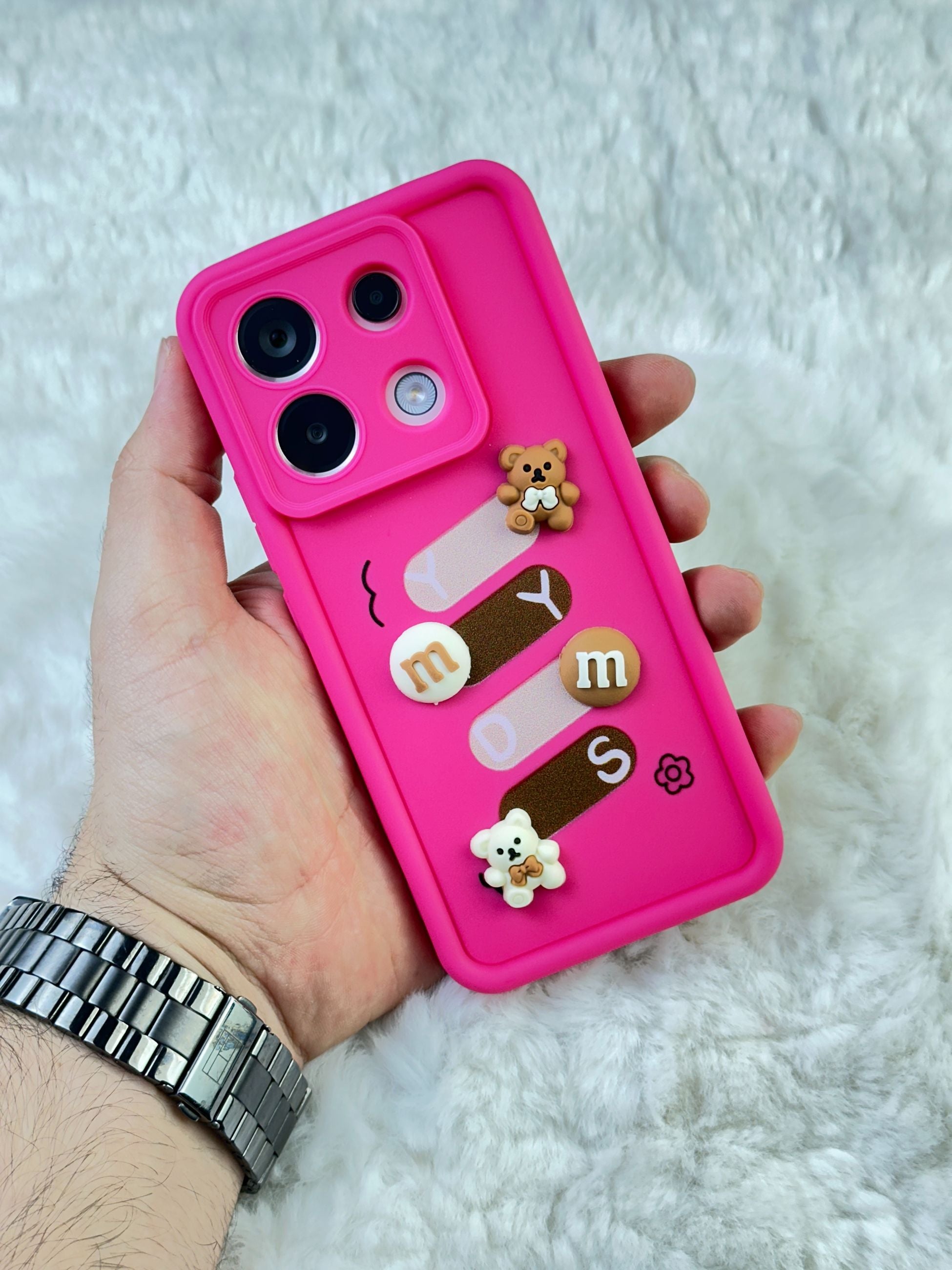 Xiaomi Redmi Note 13 Pro 4G Minimalist Desenli Tatlı Pot Pourri Kılıf