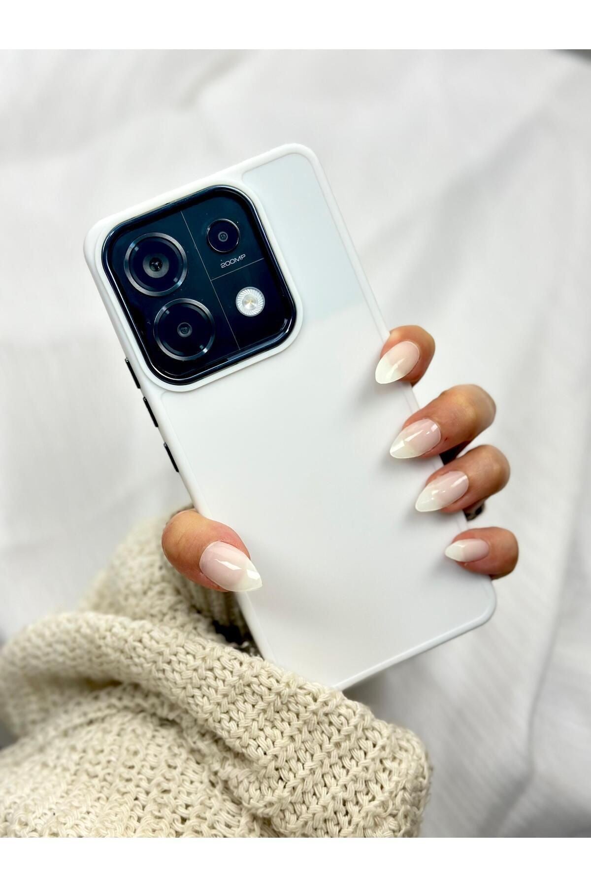 Xiaomi Redmi Note 13 PRO 5G Parlak Metal Detaylı Pastel Silikon Lansman RUBY Kılıf