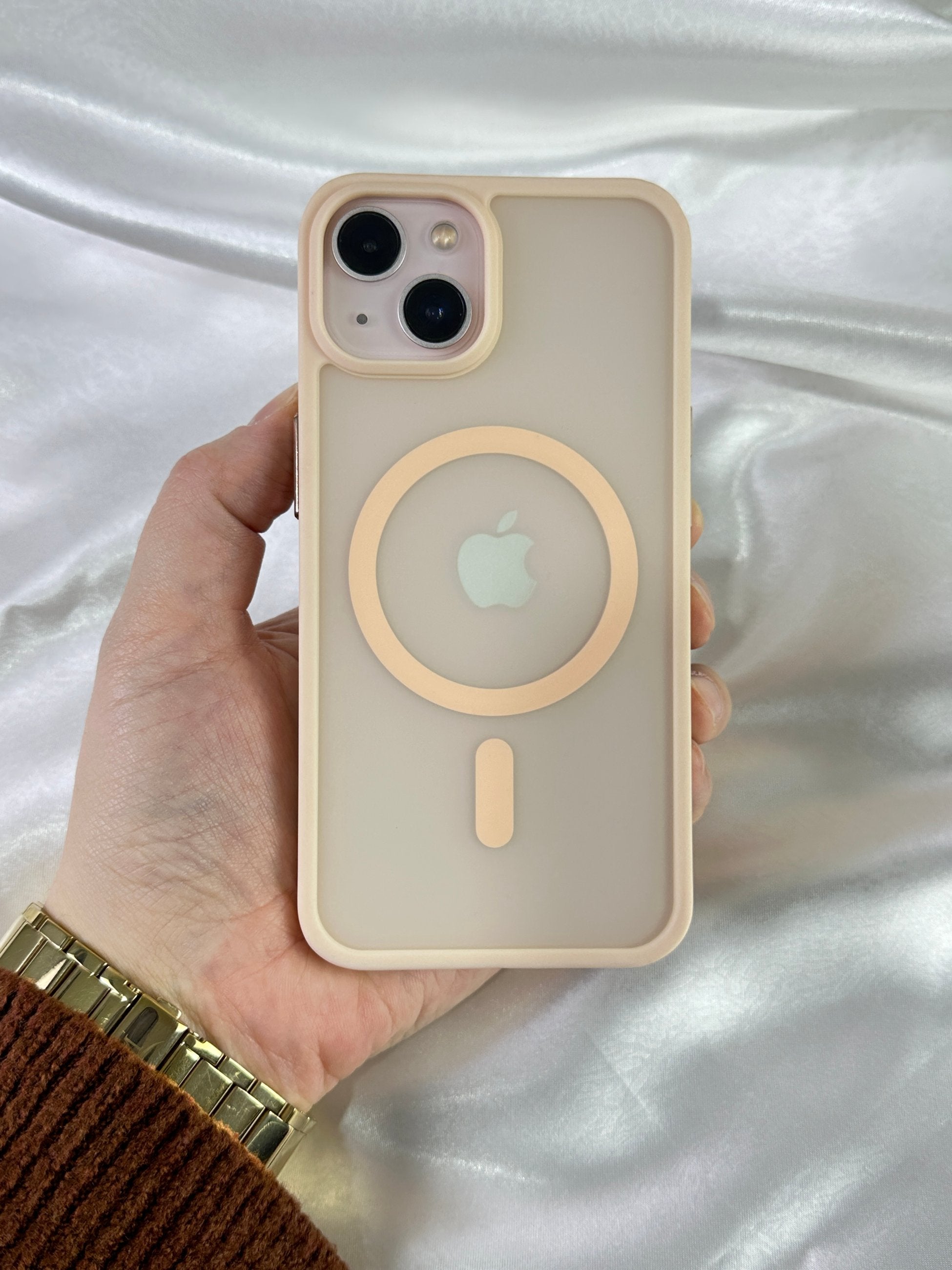 iPhone 15 Magsafe Uyumlu Mat Kamera Korumalı Renkli Vio Kılıf