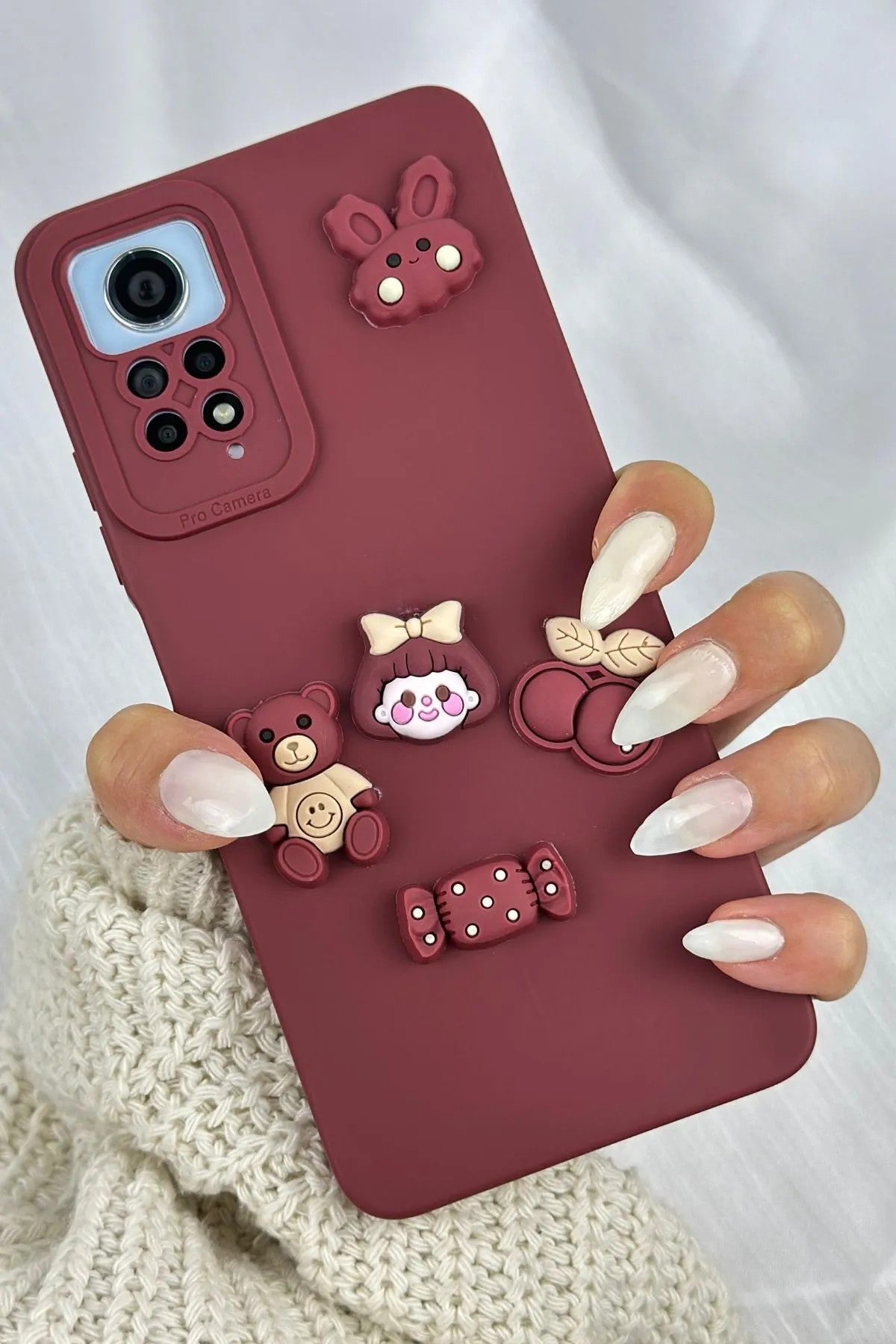 Redmi Note 11 Pro Uyumlu Ayıcık Desenli Sevimli Silikon Lansman TOY BEAR Kılıf