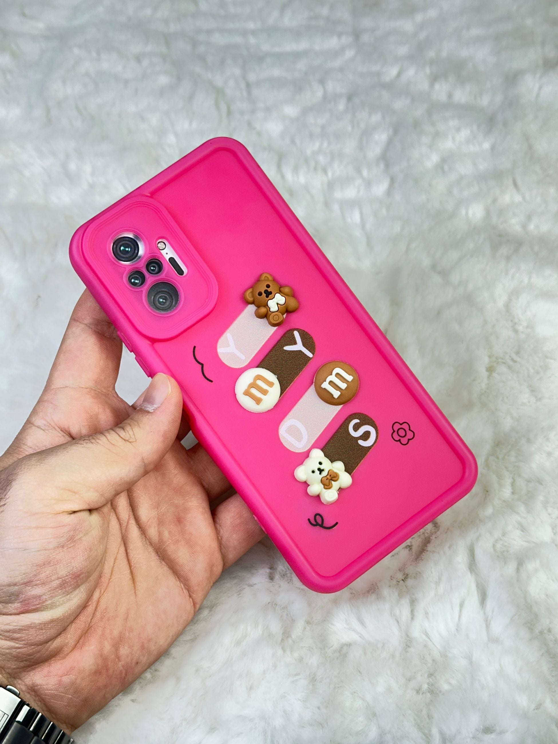 Xiaomi Redmi Note 10 Pro Minimalist Desenli Tatlı Pot Pourri Kılıf