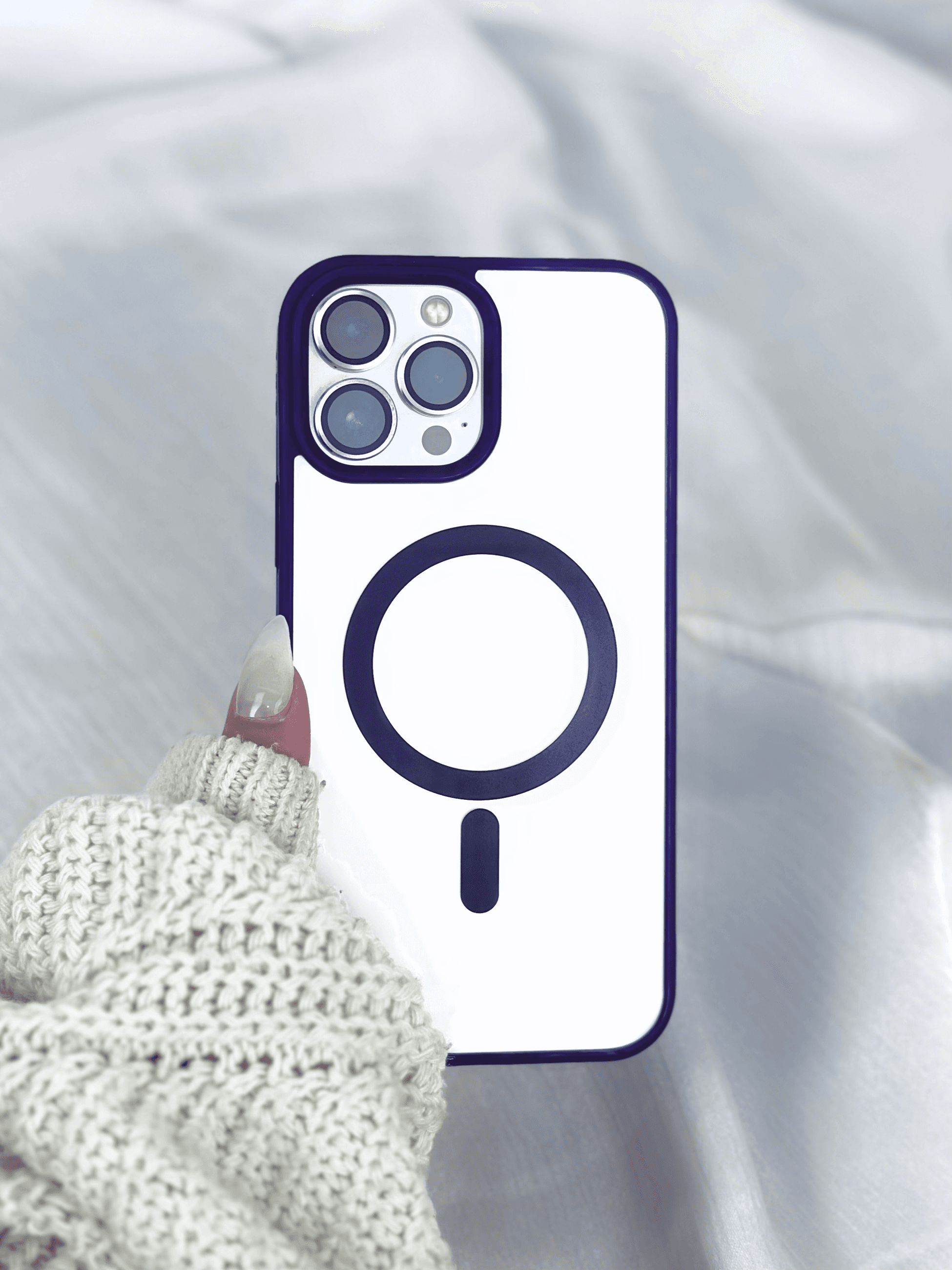 iPhone 14 Pro Magsafe Wireless Şarj Özellikli Silikon Kamera Çıkıntılı Rema Kılıf