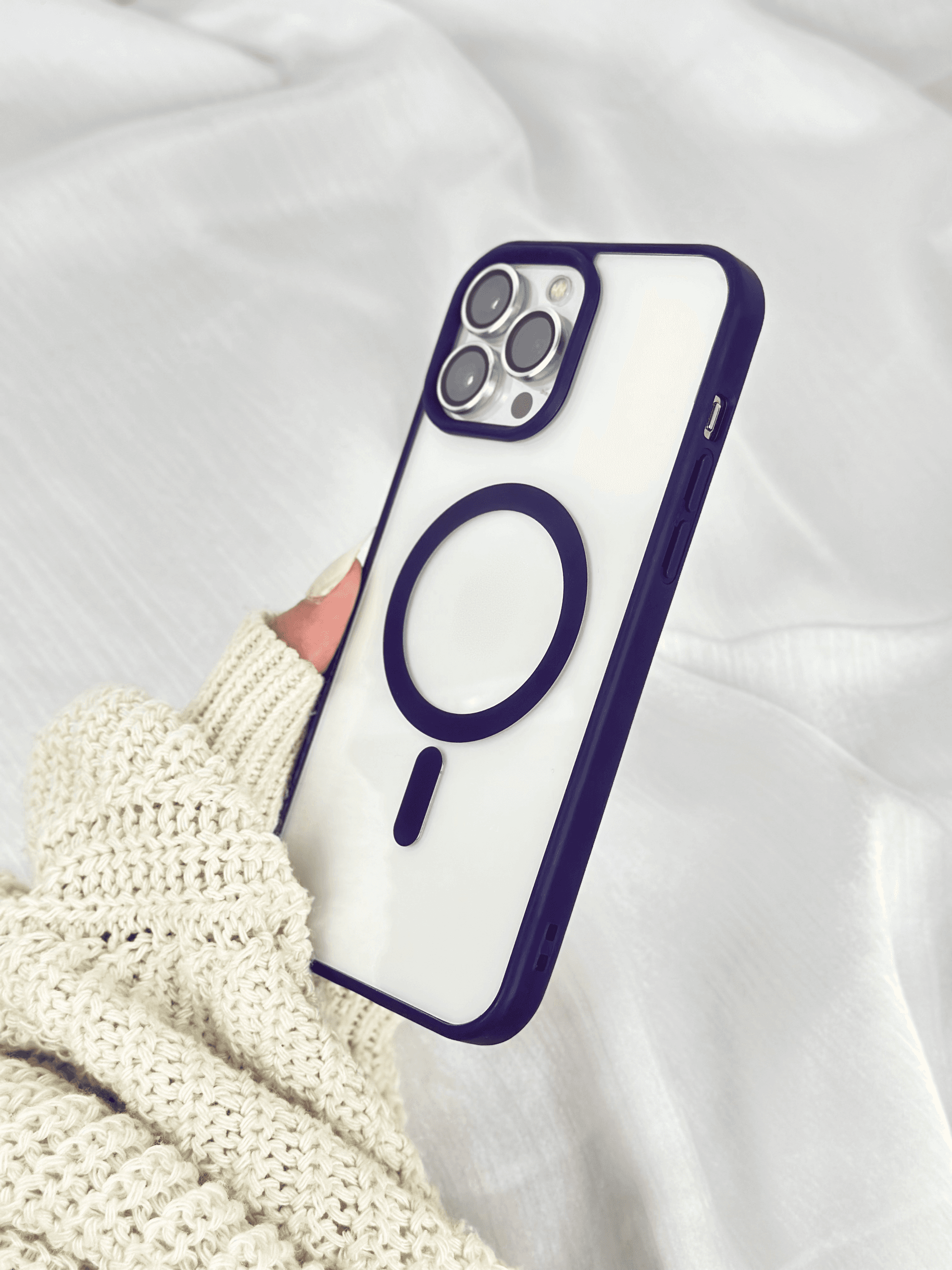 iPhone 13 Pro Magsafe Wireless Şarj Özellikli Silikon Kamera Çıkıntılı Rema Kılıf