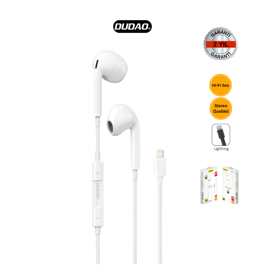 DUDAO X14 PRO Hi-Fi Özellikli Stereo Kulaklık ( Lightning )