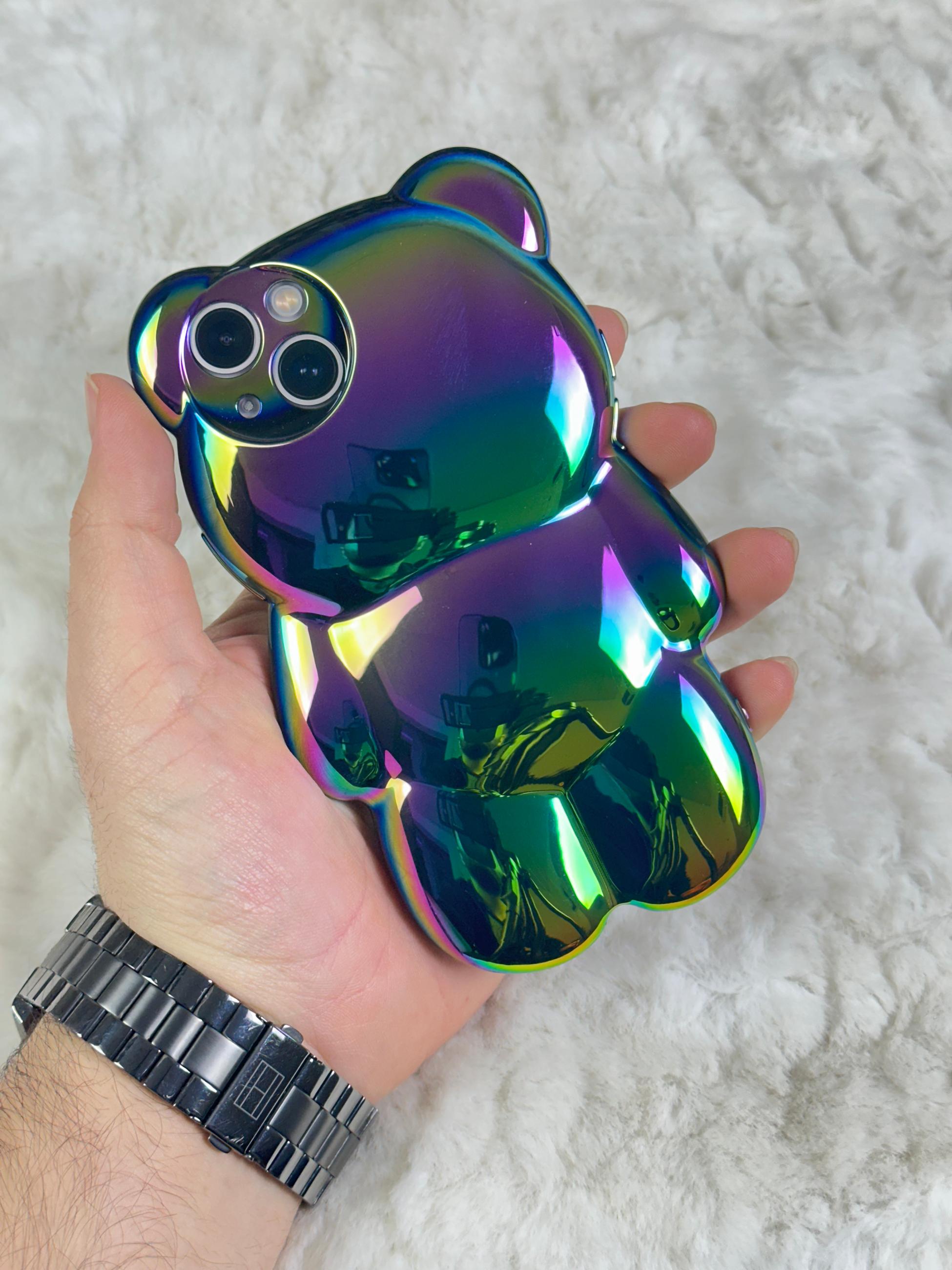 iPhone 13 3D Ayıcıklı Telefon Kılıfı