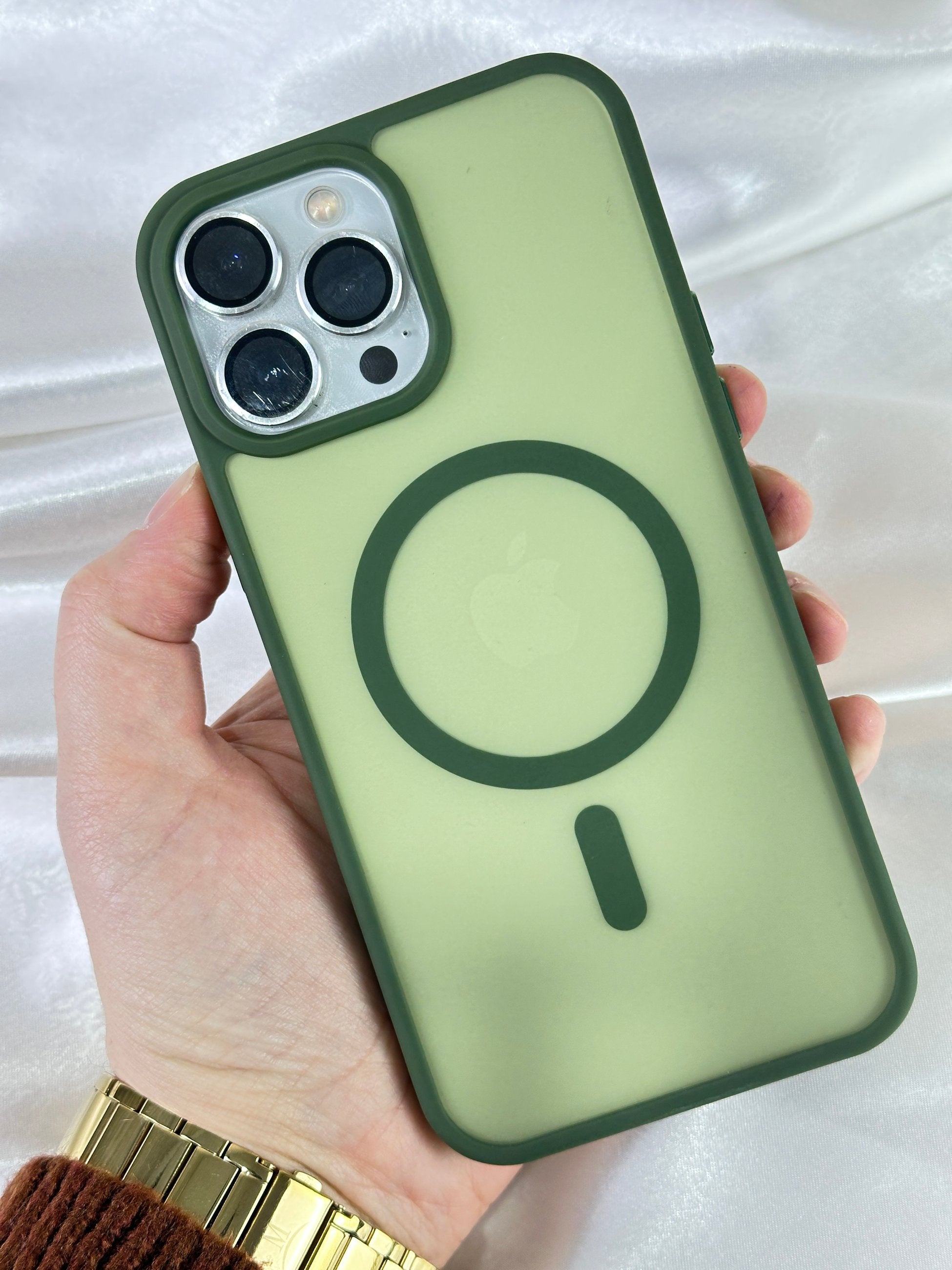 iPhone 15 Pro Max Magsafe Uyumlu Mat Kamera Korumalı Renkli Vio Kılıf