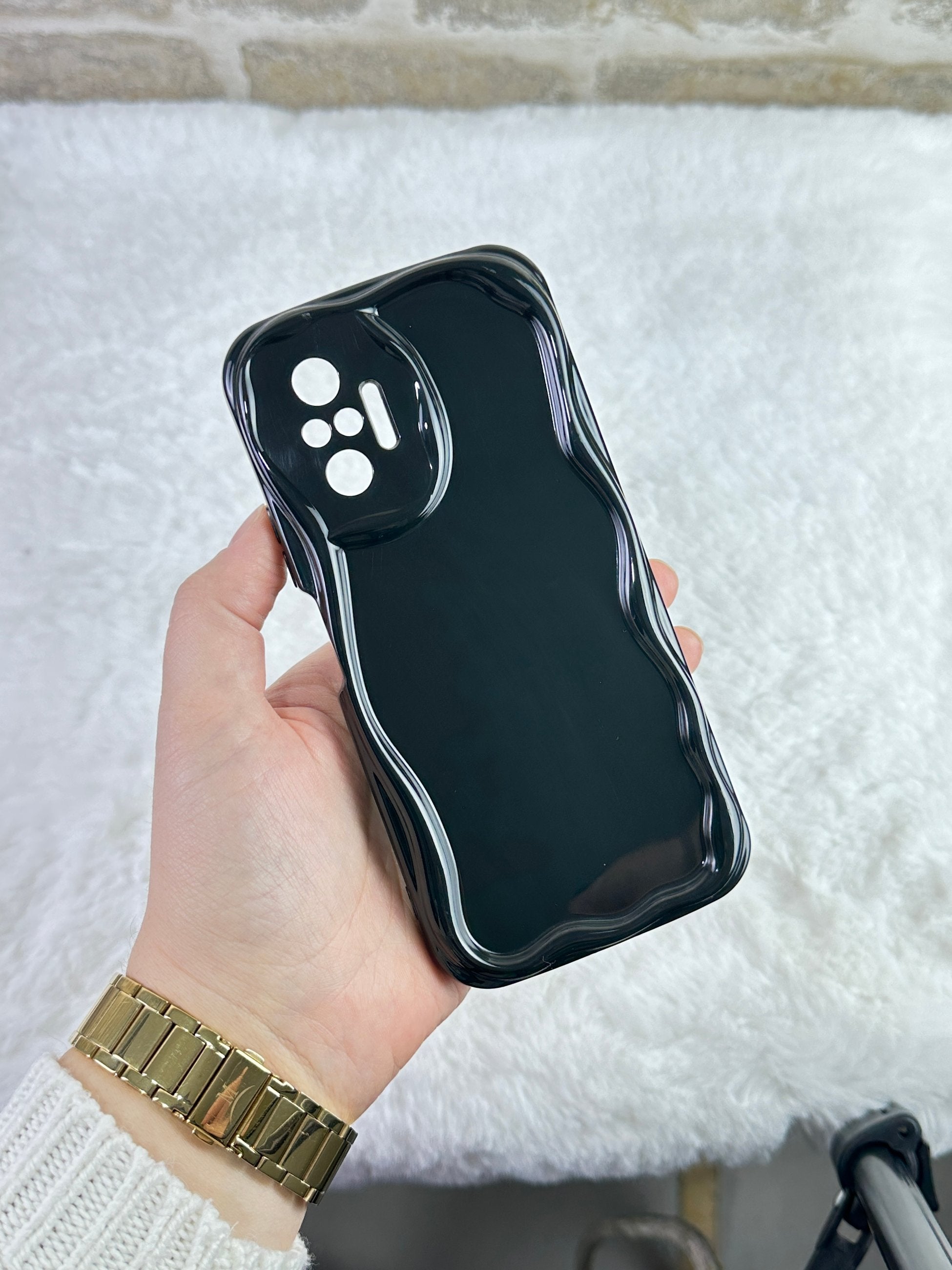 Redmi Note 10 Pro Kenarları Dalga Detaylı Kamera Korumalı Conn Kılıf