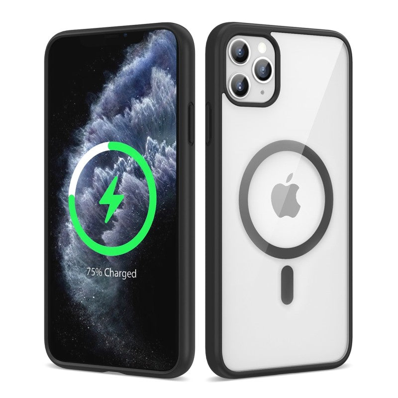 iPhone 11 Pro Magsafe Wireless Şarj Özellikli Silikon Kamera Çıkıntılı Rema Kılıf