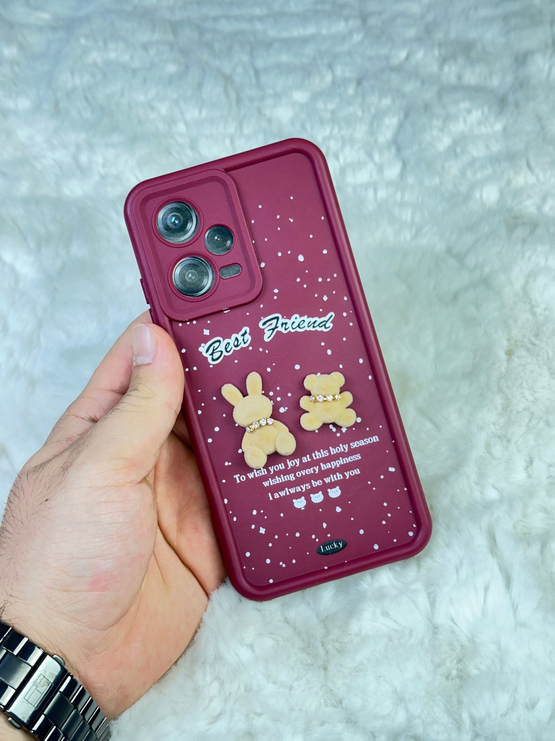 Xiaomi Redmi Note 12 Pro 5G Minimalist Desenli Tatlı Pot Pourri Kılıf