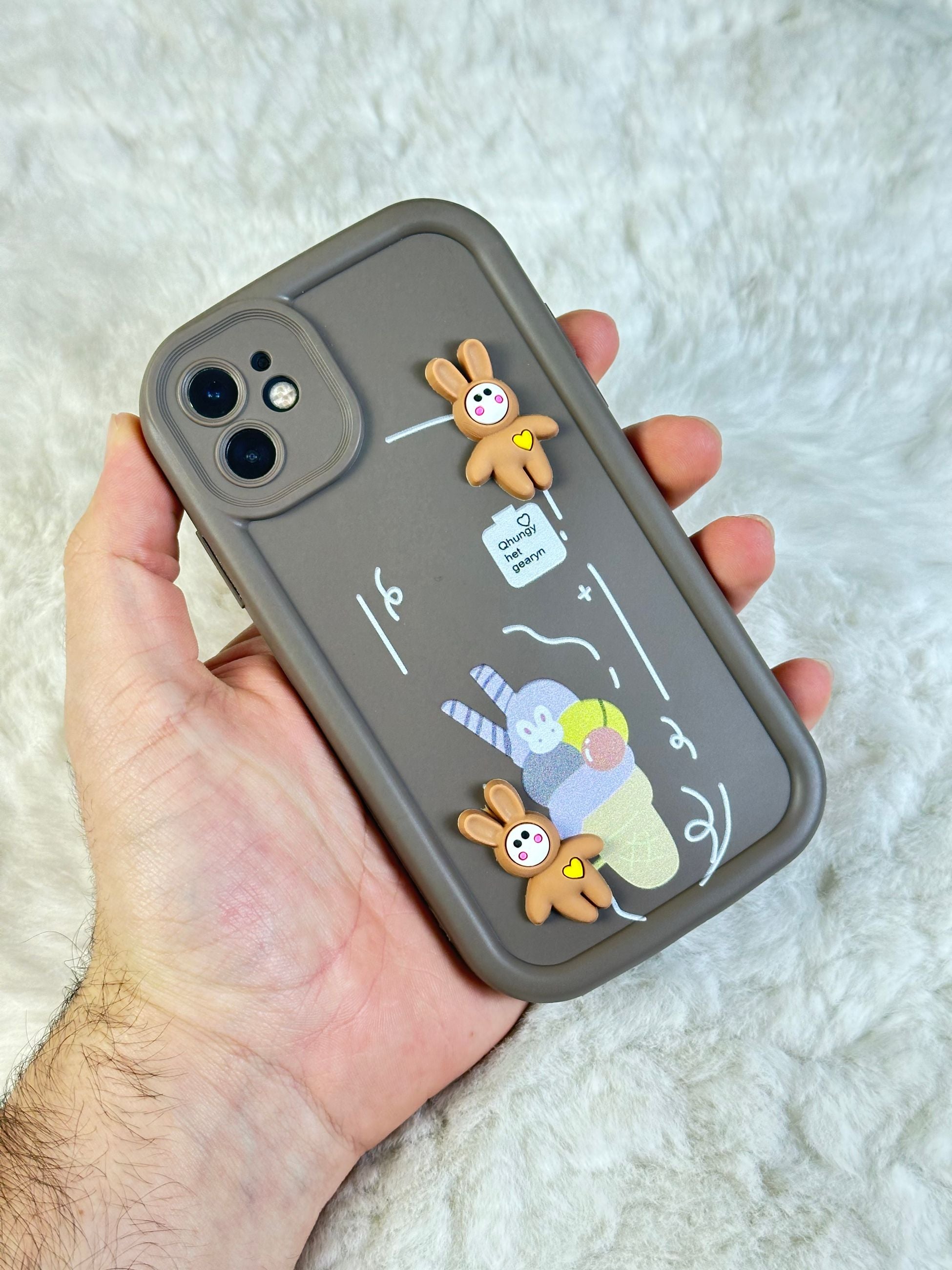 iPhone 11 Minimalist Desenli Tatlı Pot Pourri Kılıf