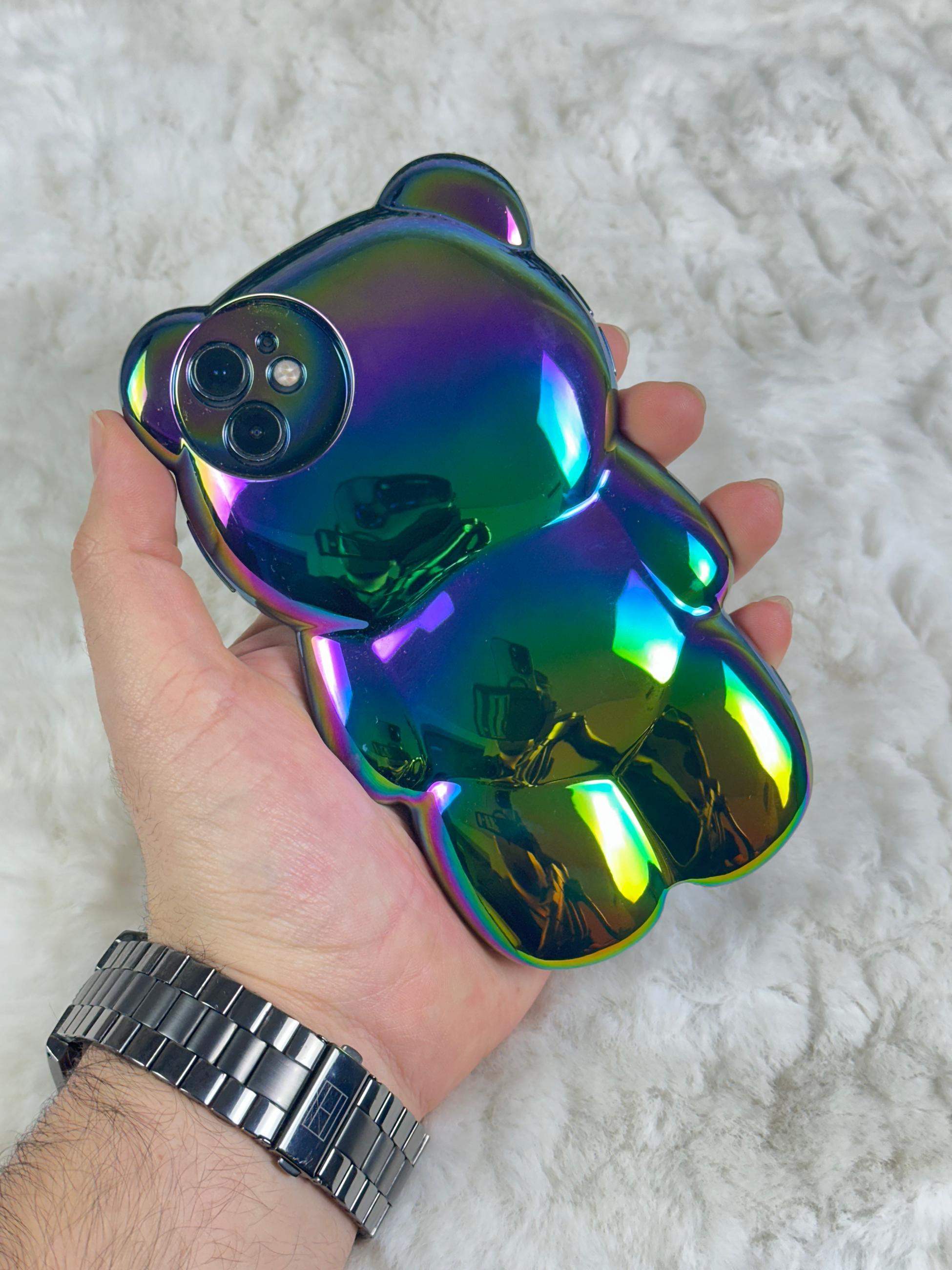 iPhone 11 3D Ayıcıklı Telefon Kılıfı