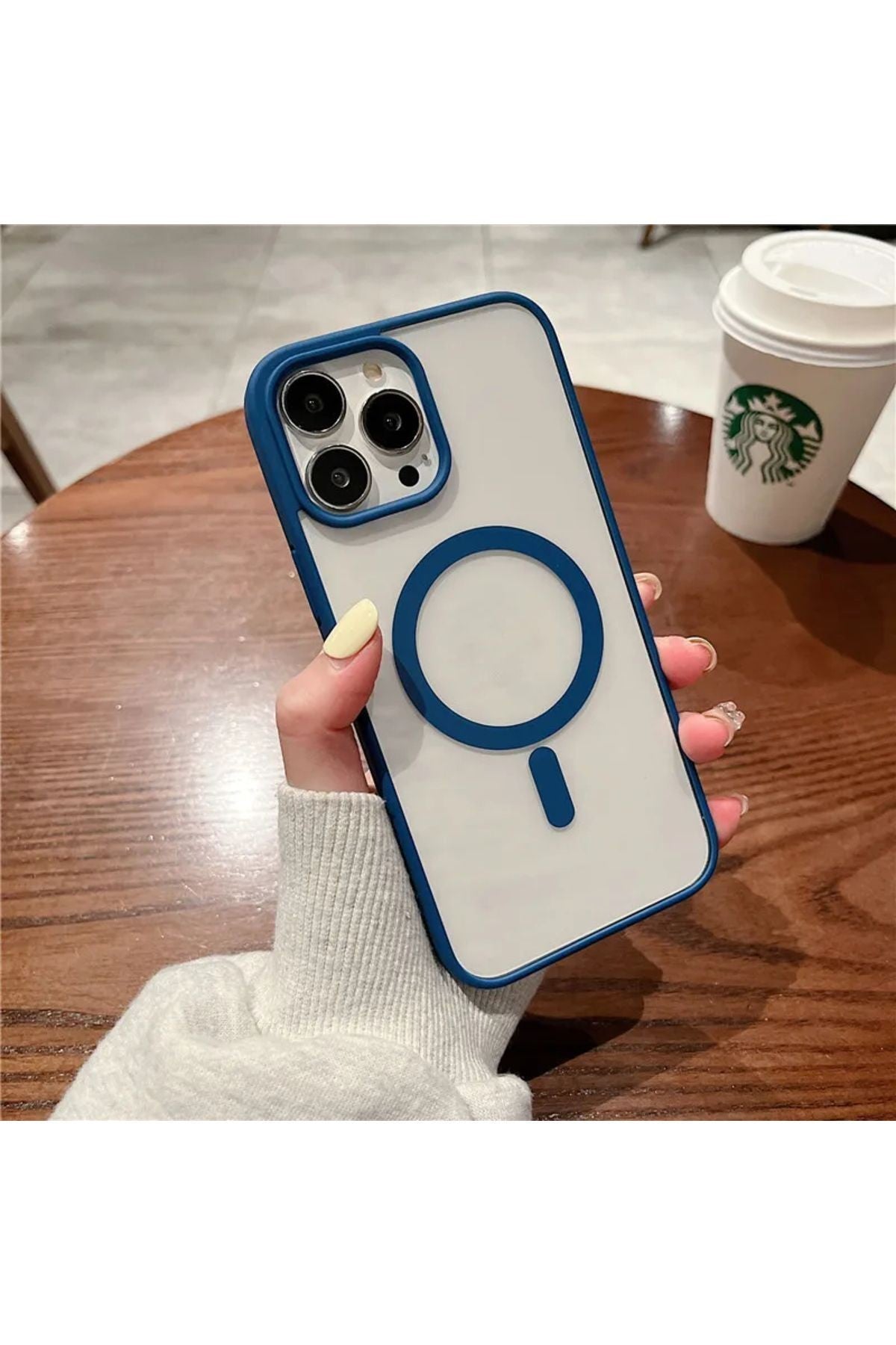 iPhone 15 Pro Magsafe Wireless Şarj Özellikli Silikon Kamera Çıkıntılı REMA Kılıf