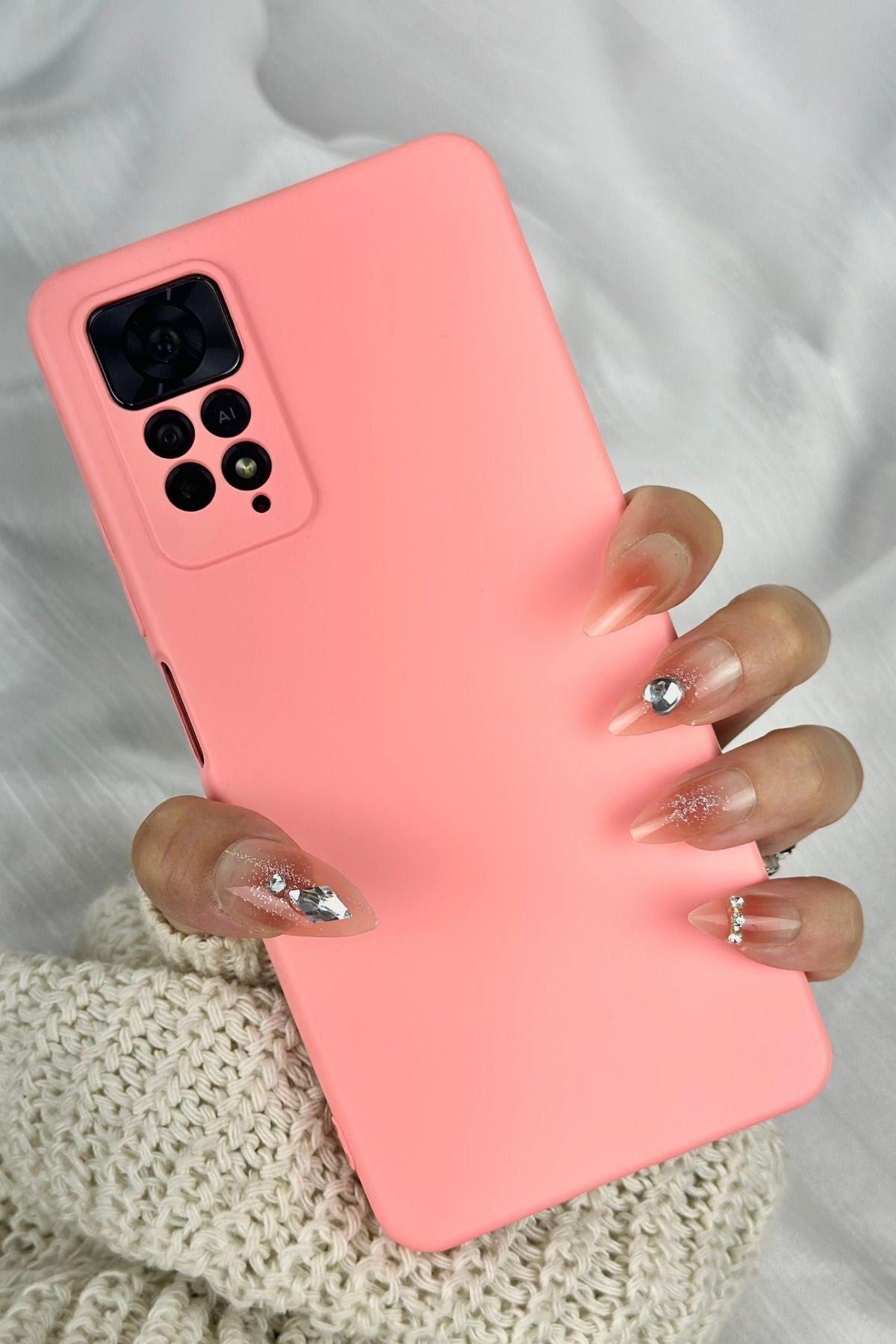 Xiaomi Redmi Note 11 Pro Ve Note 12 Pro (4G) Ile Uyumlu Lansman Içi Kadife Yumuşak Silikon Mara