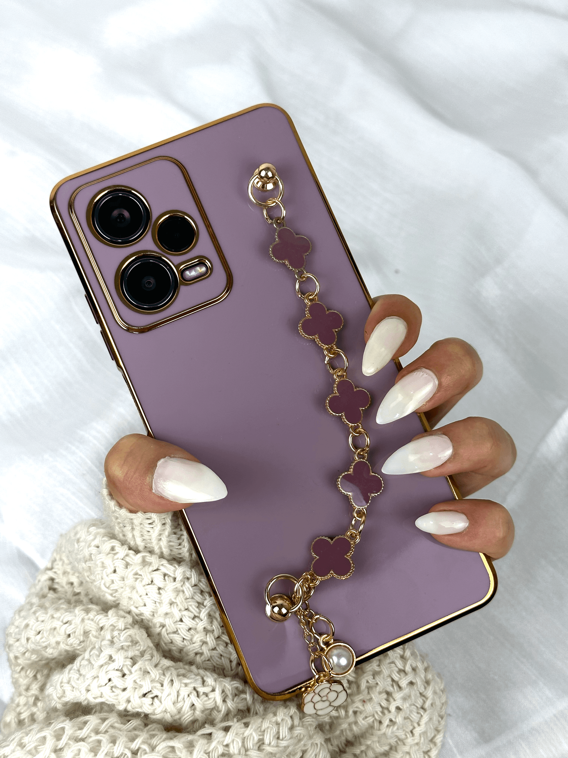 Xiaomi Redmi Note 12 Pro 5G Gold Kenarlı Parlak Kamera Korumalı Elçek Kılıf