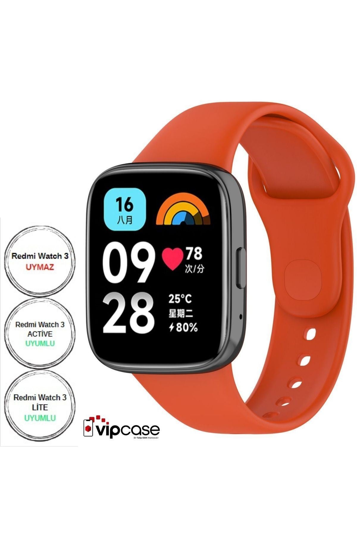 Xiaomi Redmi Watch 3 Active Akıllı Saat Bileklik Silikon Kordon - Watch 3 Lite Ile Uyumlu