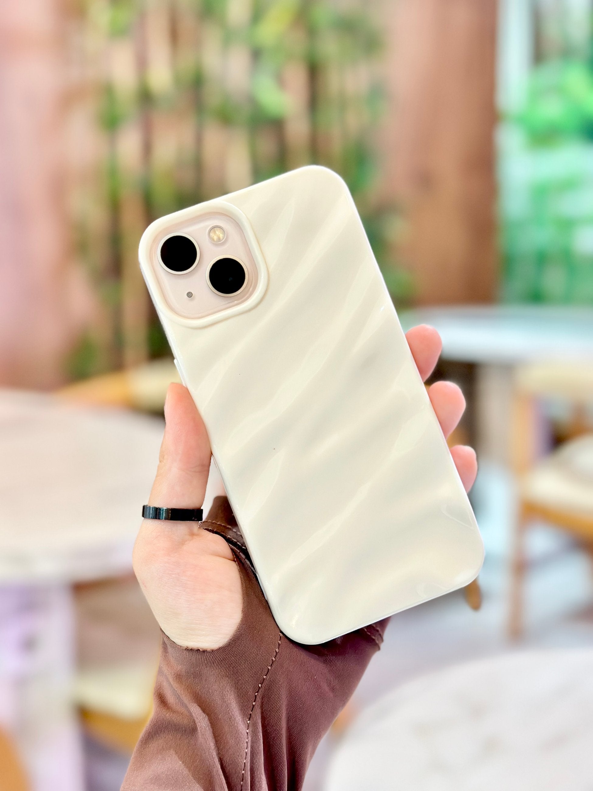 iPhone 13 Sedef Dalgalı Wavy Kılıf