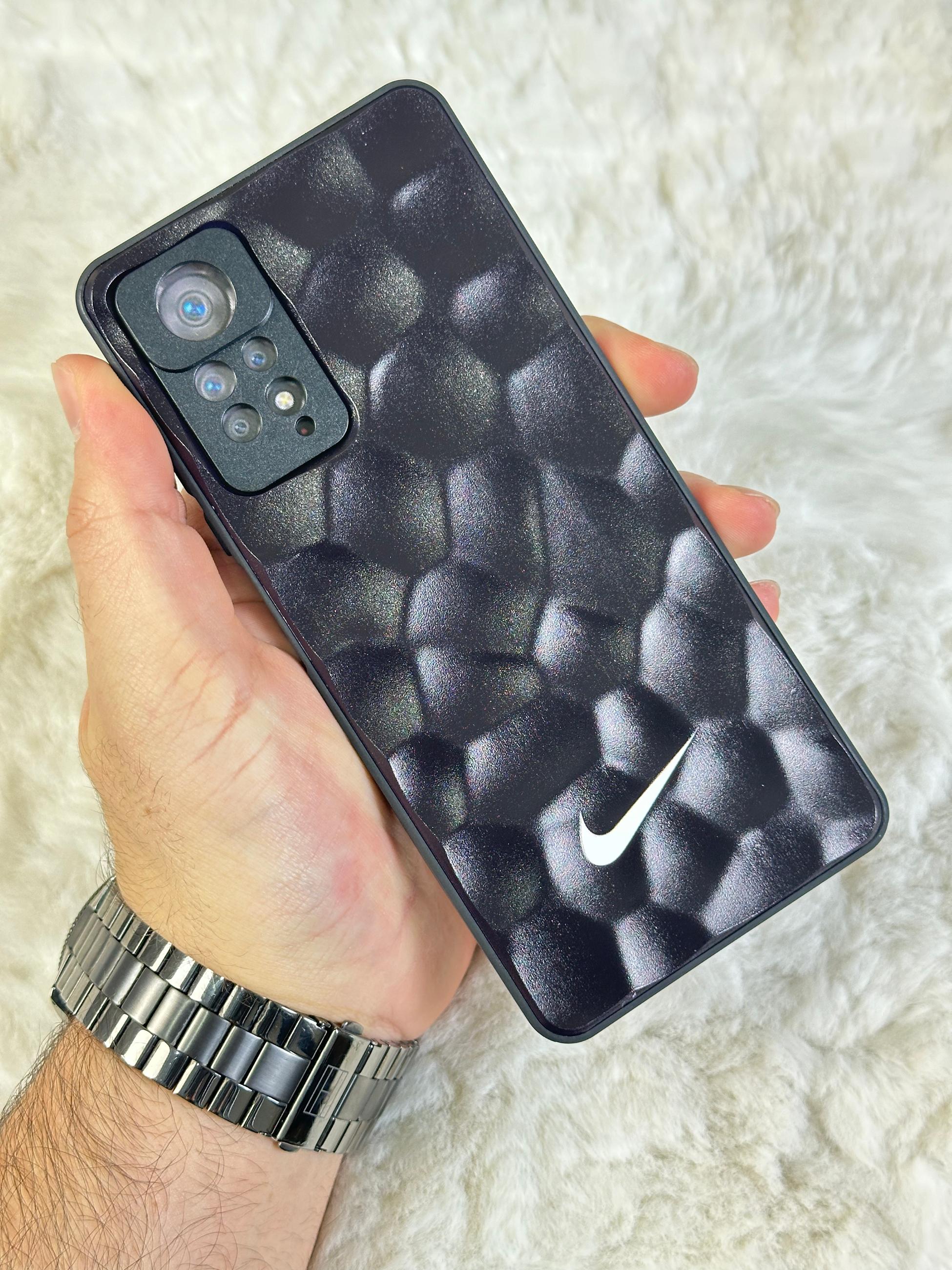 Xiaomi Note 11 Pro uyumlu Arkası Sert Kapaklı Yanları Silikonlu Starbucks-Nike Kılıf