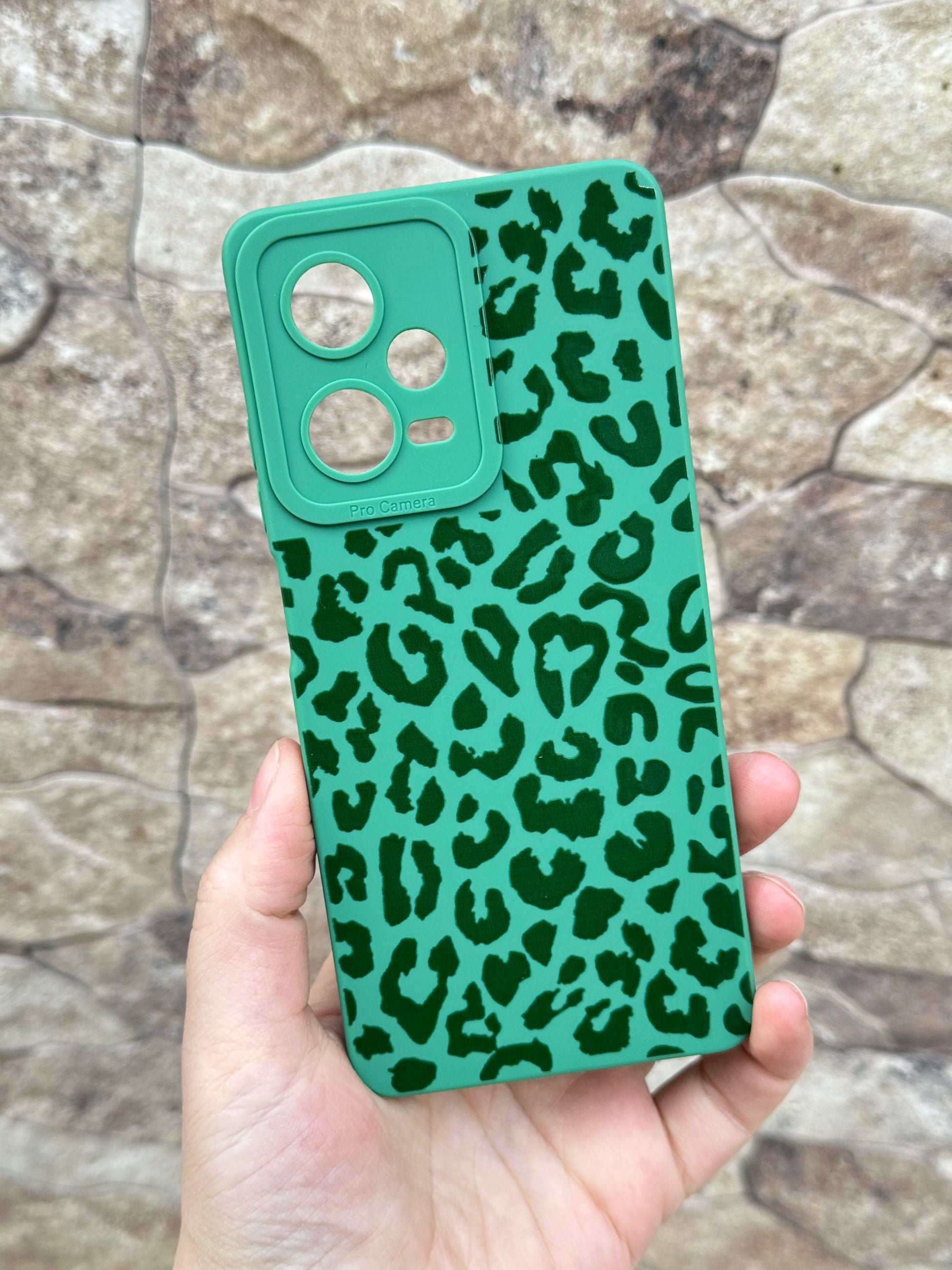 Redmi Note 12 Pro 5G Renkli Leopar Desenli İçi Kadife Lansman Leo Kılıf