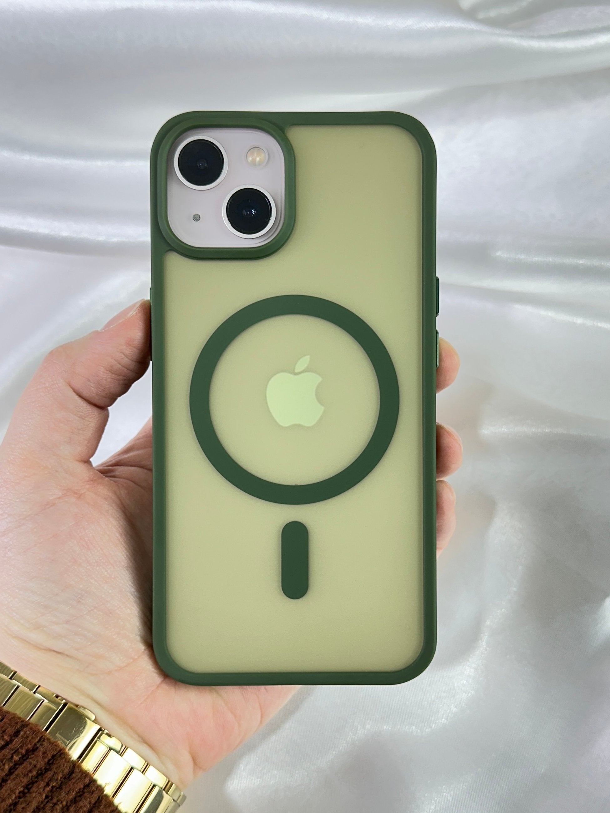 iPhone 14 Plus / 15 Plus Magsafe Uyumlu Mat Kamera Korumalı Renkli Vio Kılıf