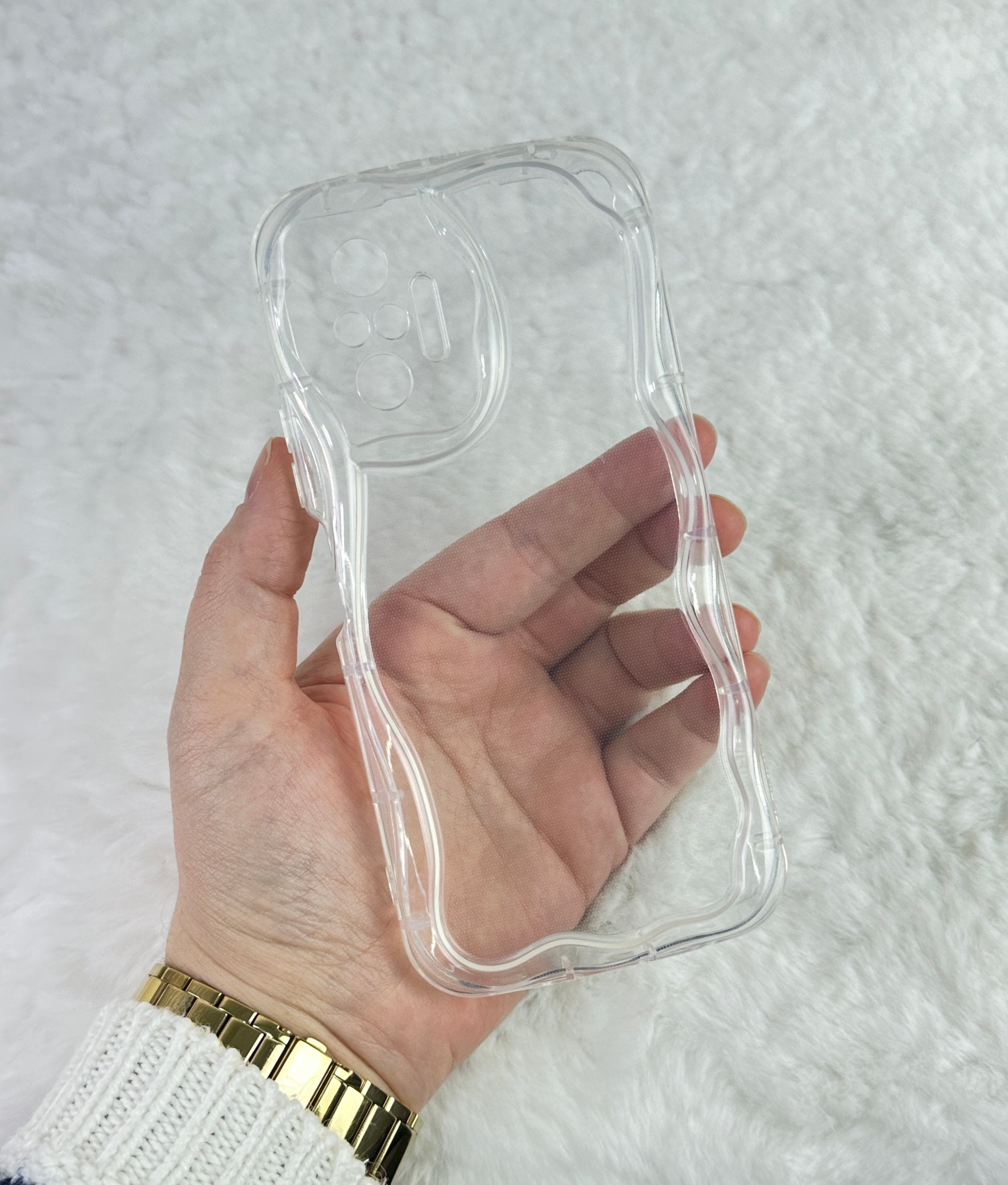 Redmi Note 10 Pro Kenarları Dalga Detaylı Kamera Korumalı Conn Kılıf