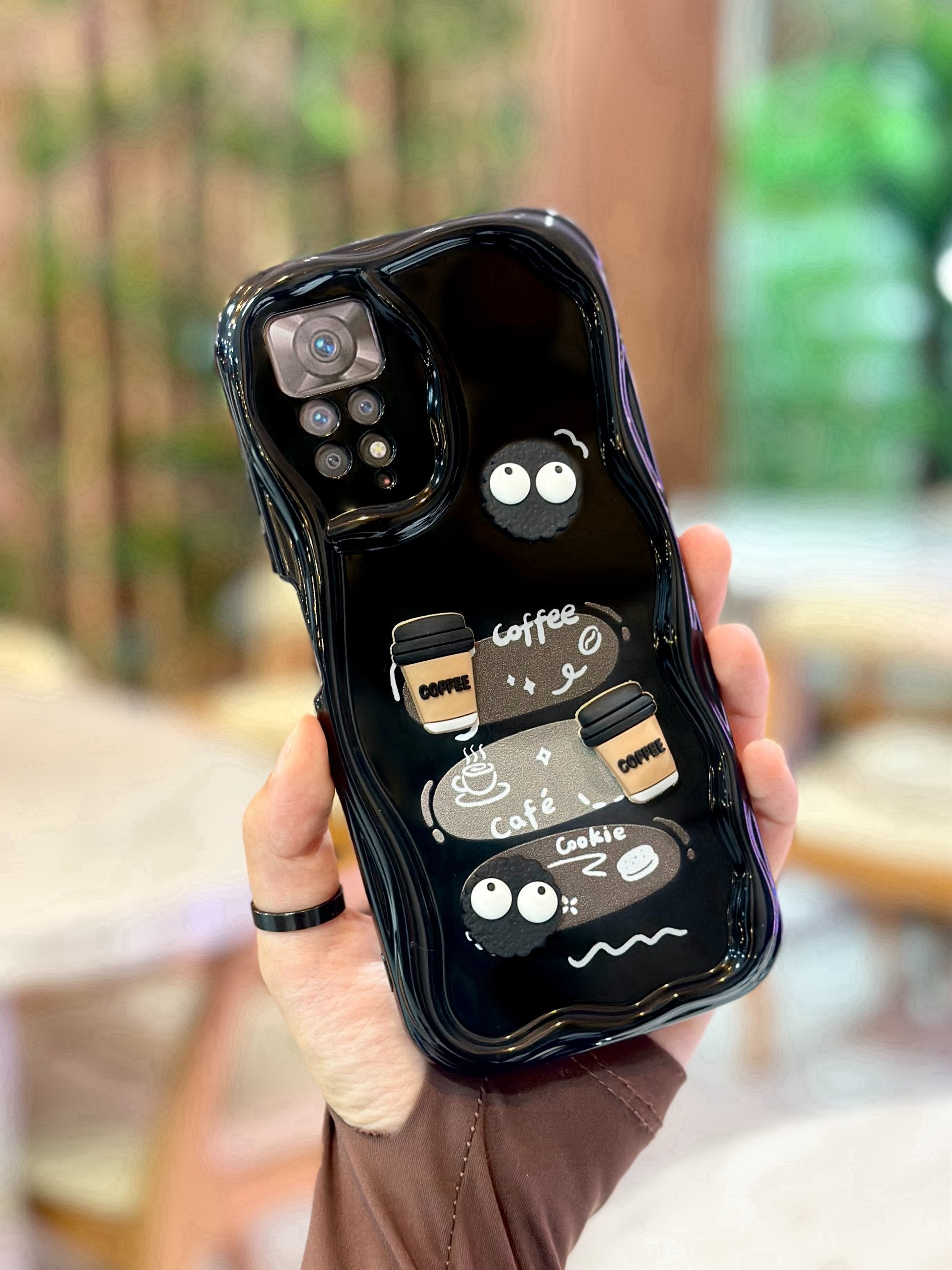 Xiaomi Redmi Note 11 Pro Kurabiye Desenli 3 Boyutlu Şirin Parlak Tasarım Cookie Kılıf