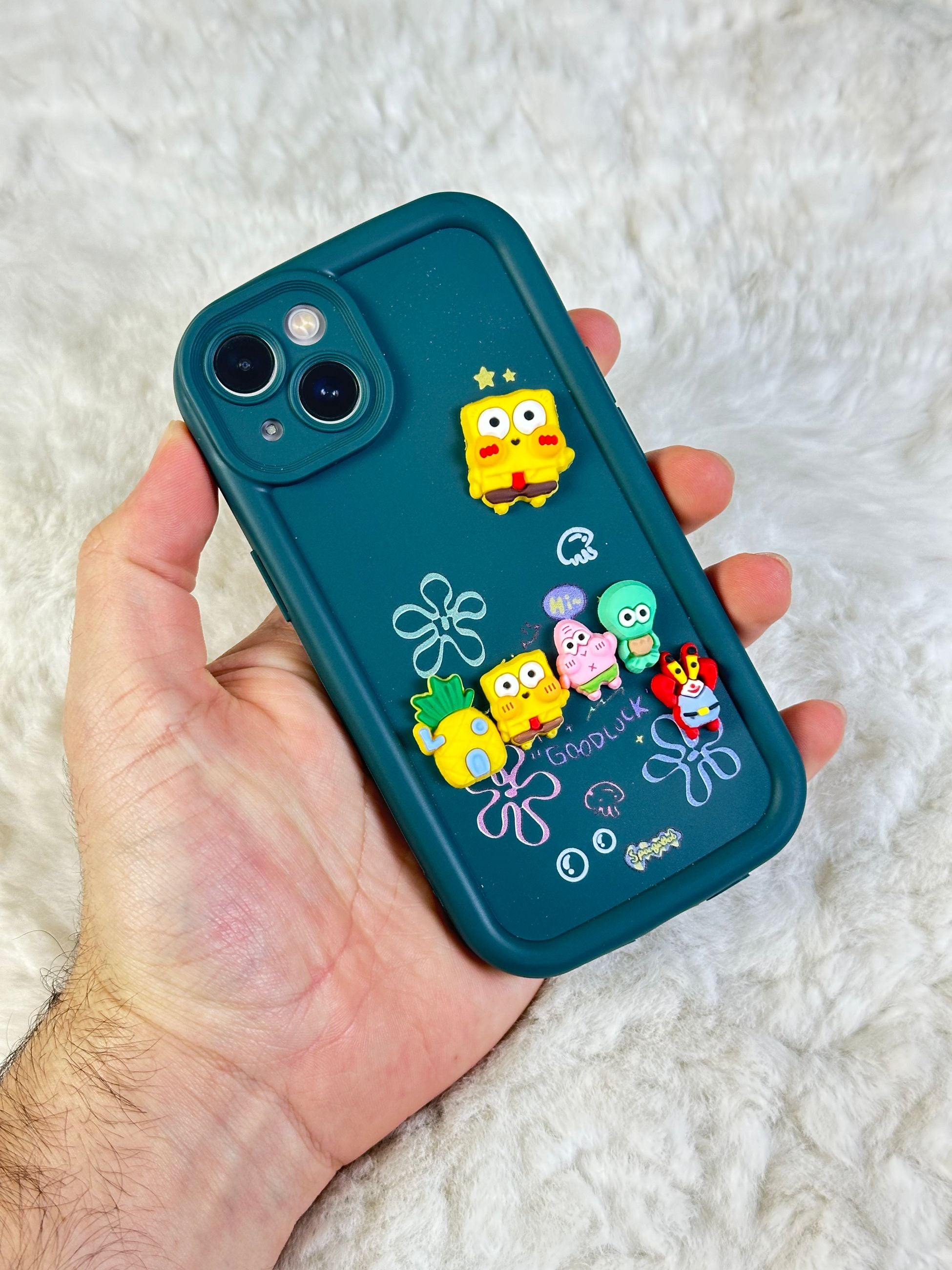 iPhone 13 Minimalist Desenli Tatlı Pot Pourri Kılıf