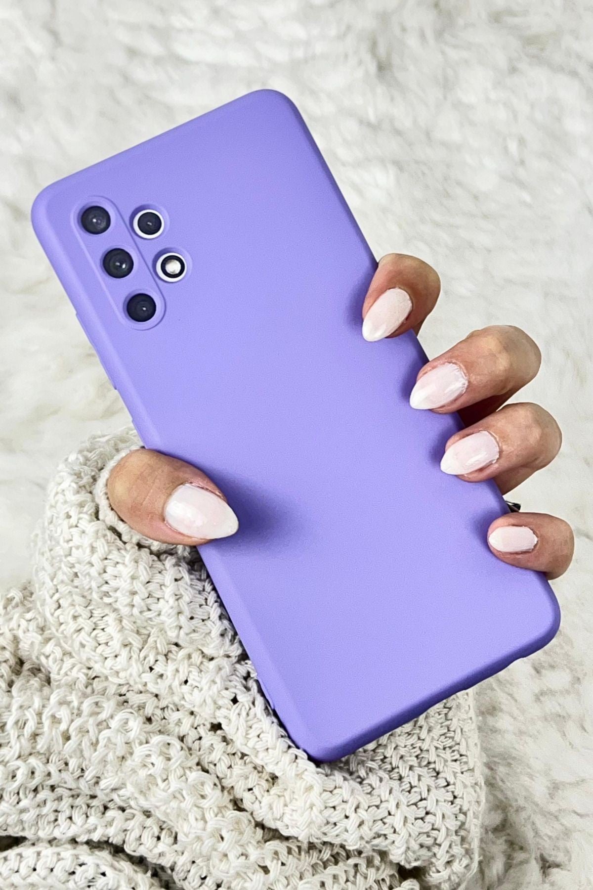 Samsung A32 4g Içi Kadife Lansman Silikon Mara Kılıf