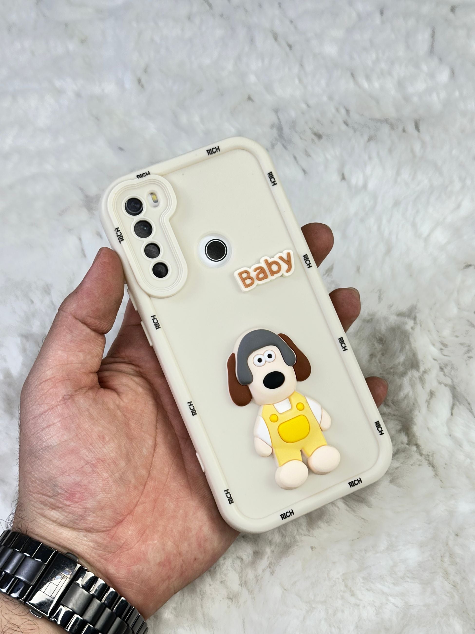 Xiaomi Redmi Note 8 Minimalist Desenli Tatlı Pot Pourri Kılıf