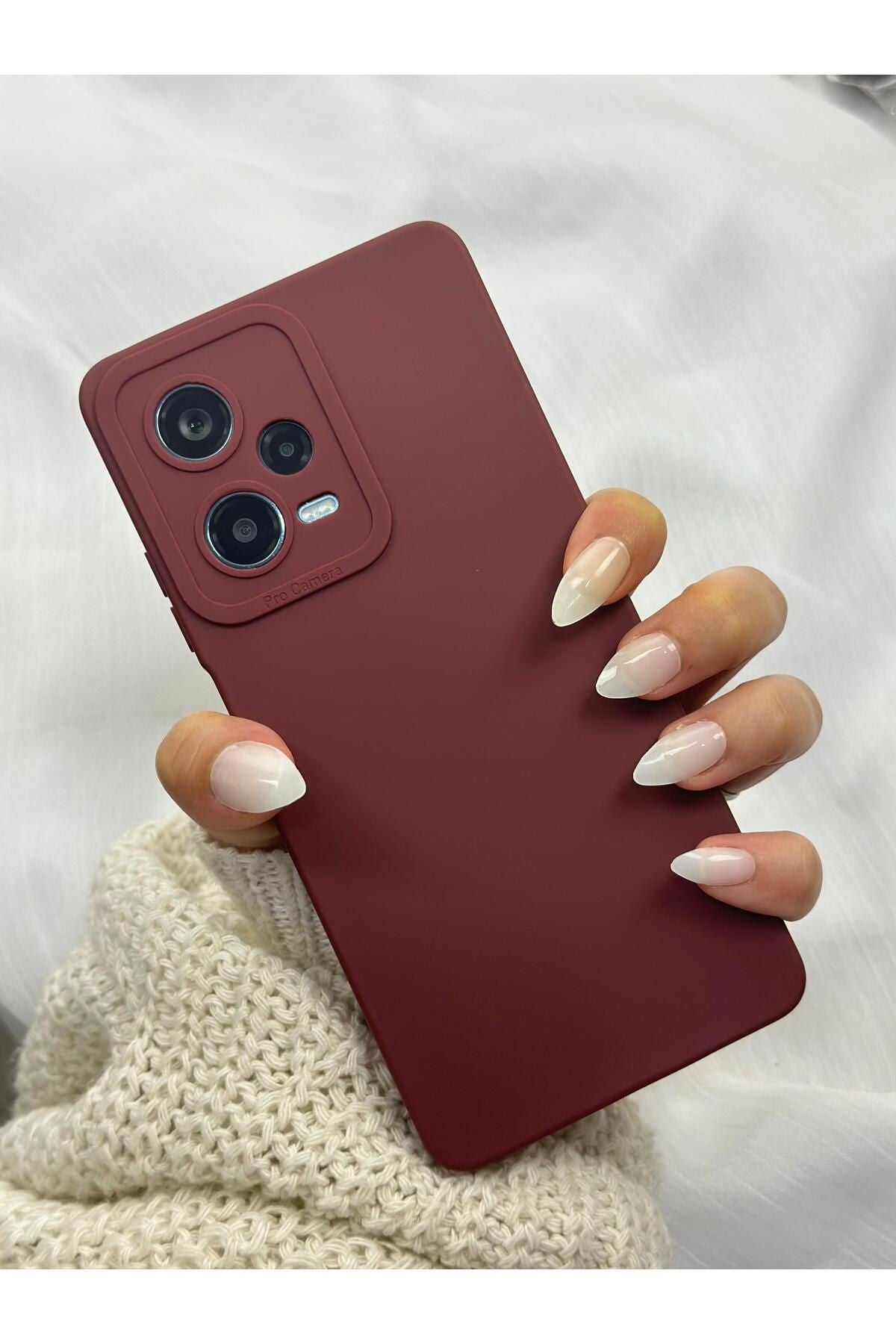 Xiaomi Redmi Note 12 Pro 5g Lansman Kamera Korumalı Içi Kadife Yumuşak Silikon Mara Kılıf