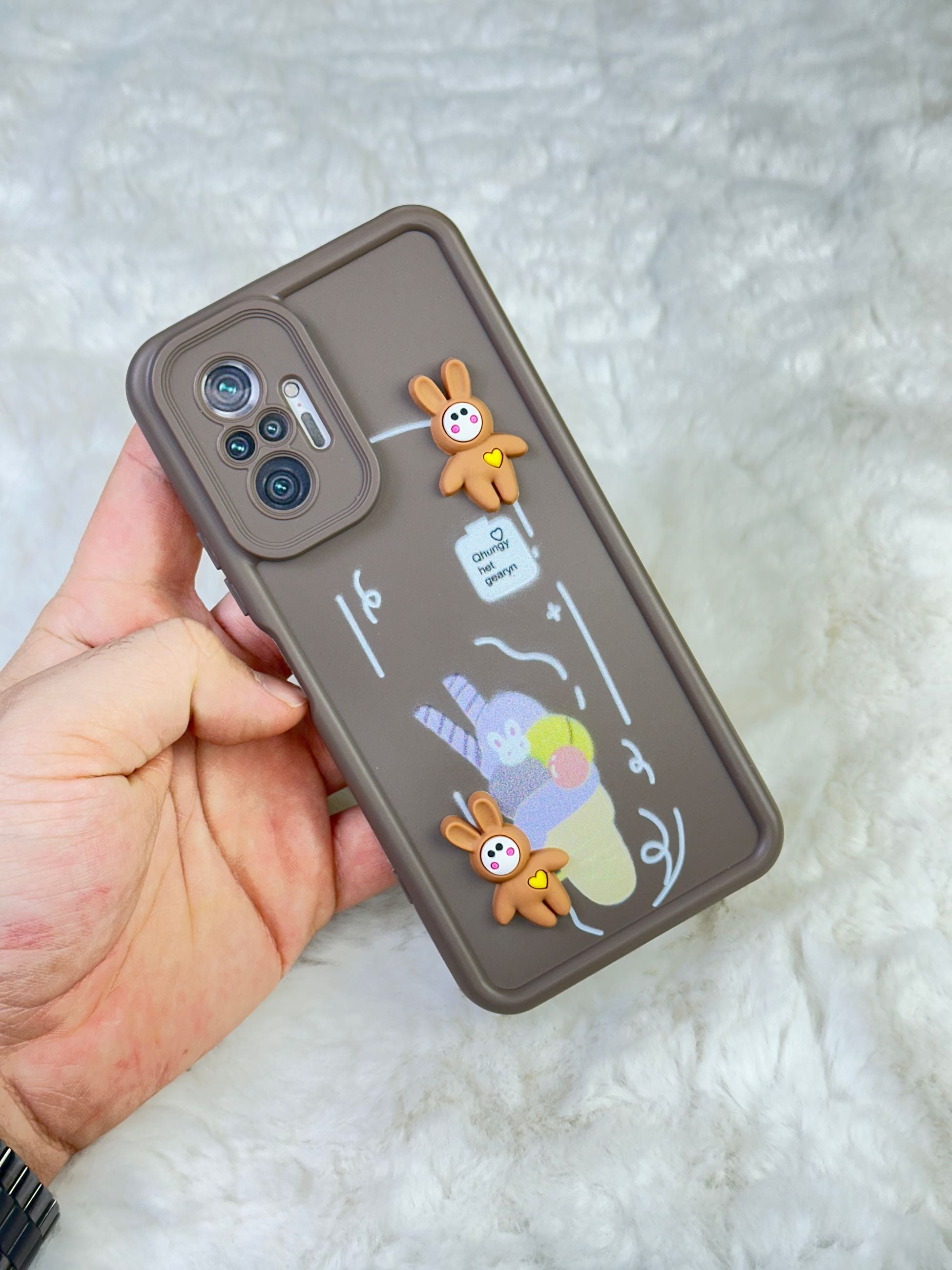 Xiaomi Redmi Note 10 Pro Minimalist Desenli Tatlı Pot Pourri Kılıf