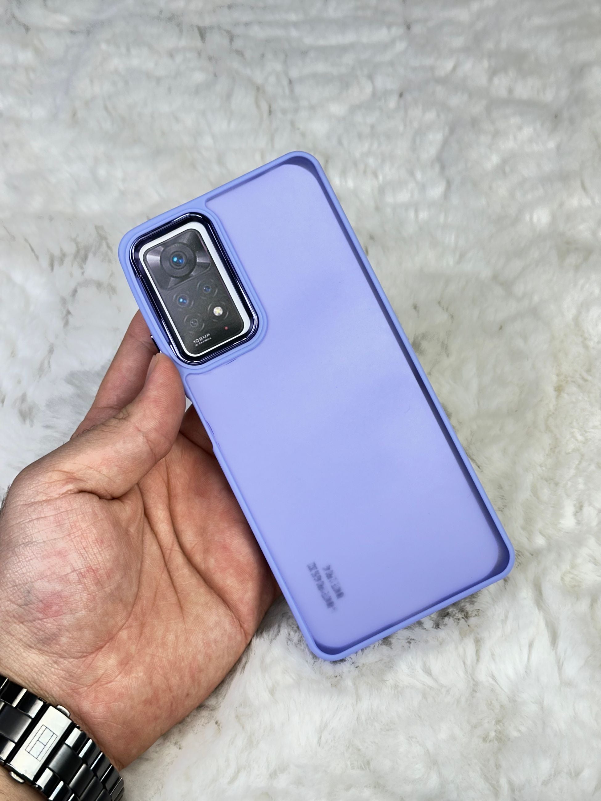 Xiaomi Note 11 Pro Arkası Buzlu Şeffaf Hassas Düğme Kamera Çıkıntılı Sert Mat Perfect