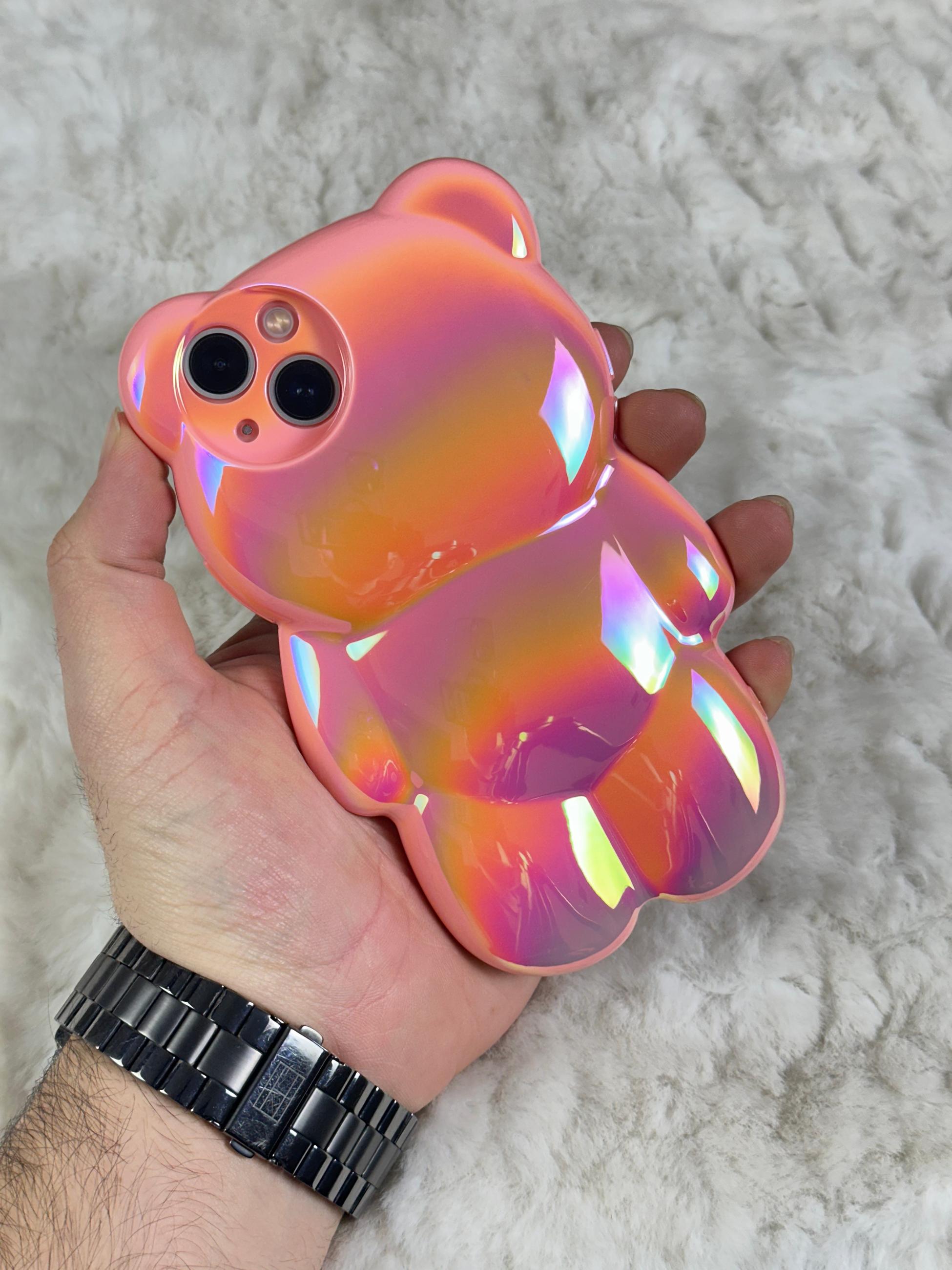 iPhone 13 3D Ayıcıklı Telefon Kılıfı