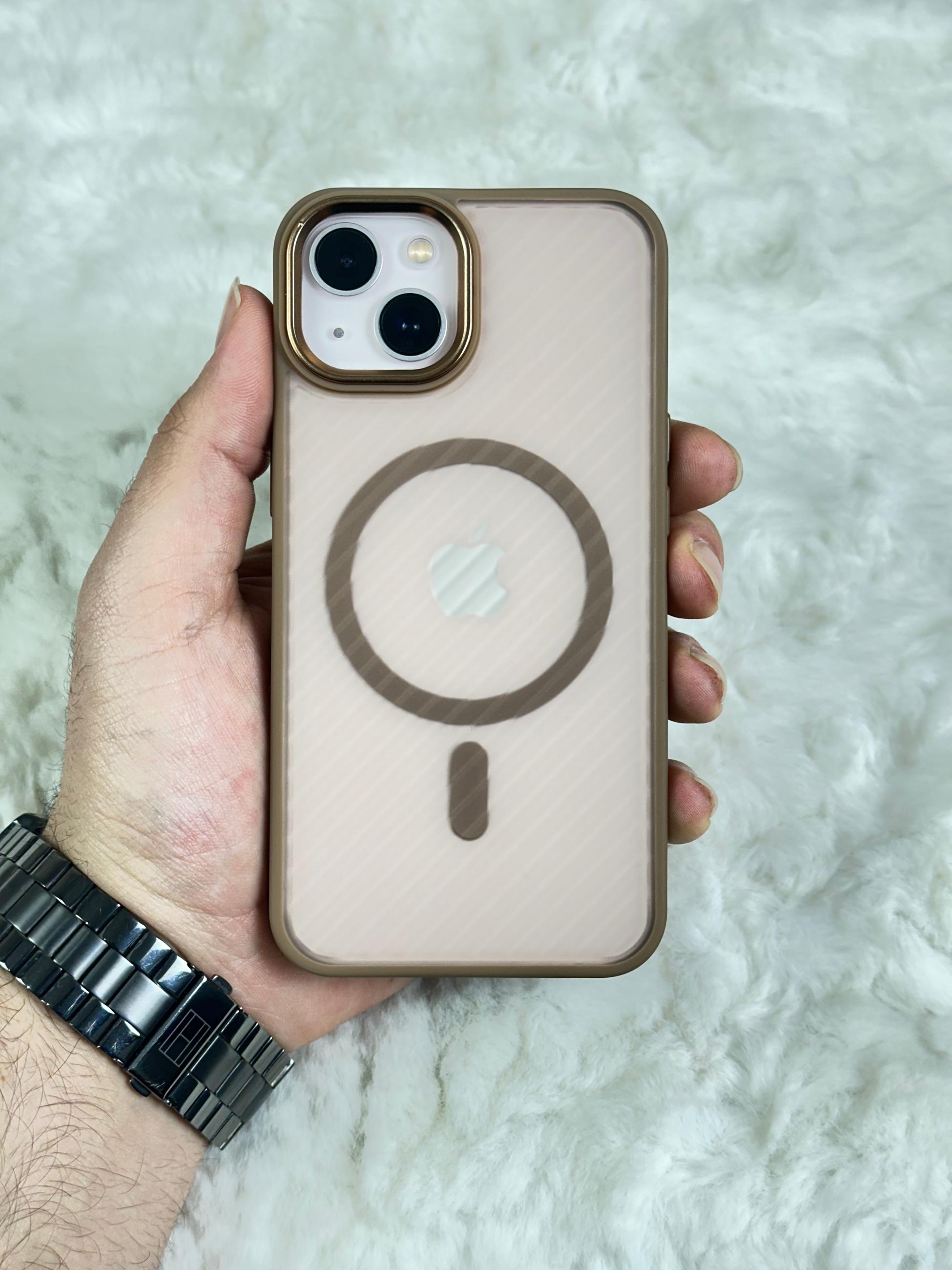 iPhone 13 Magsafe Özellikli Kamera Çıkıntılı Yanları Silikon Line Kılıf