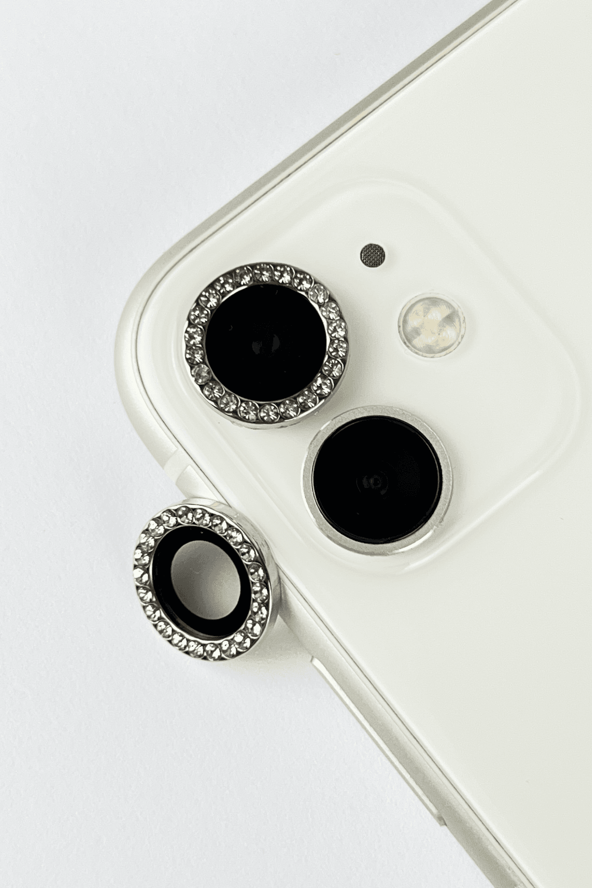 iPhone 12 Uyumlu Swarovski Taşlı Kamera Lens Koruyucu