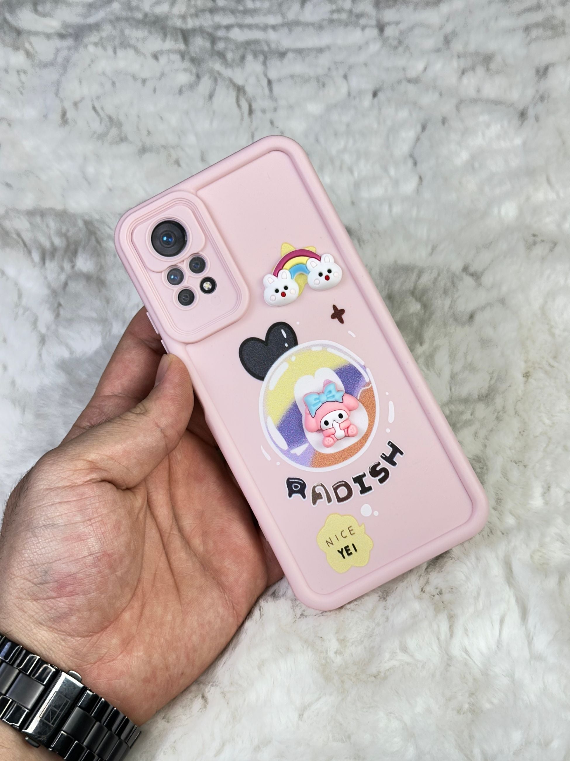 Xiaomi Redmi Note 11 Pro Minimalist Desenli Tatlı Pot Pourri Kılıf