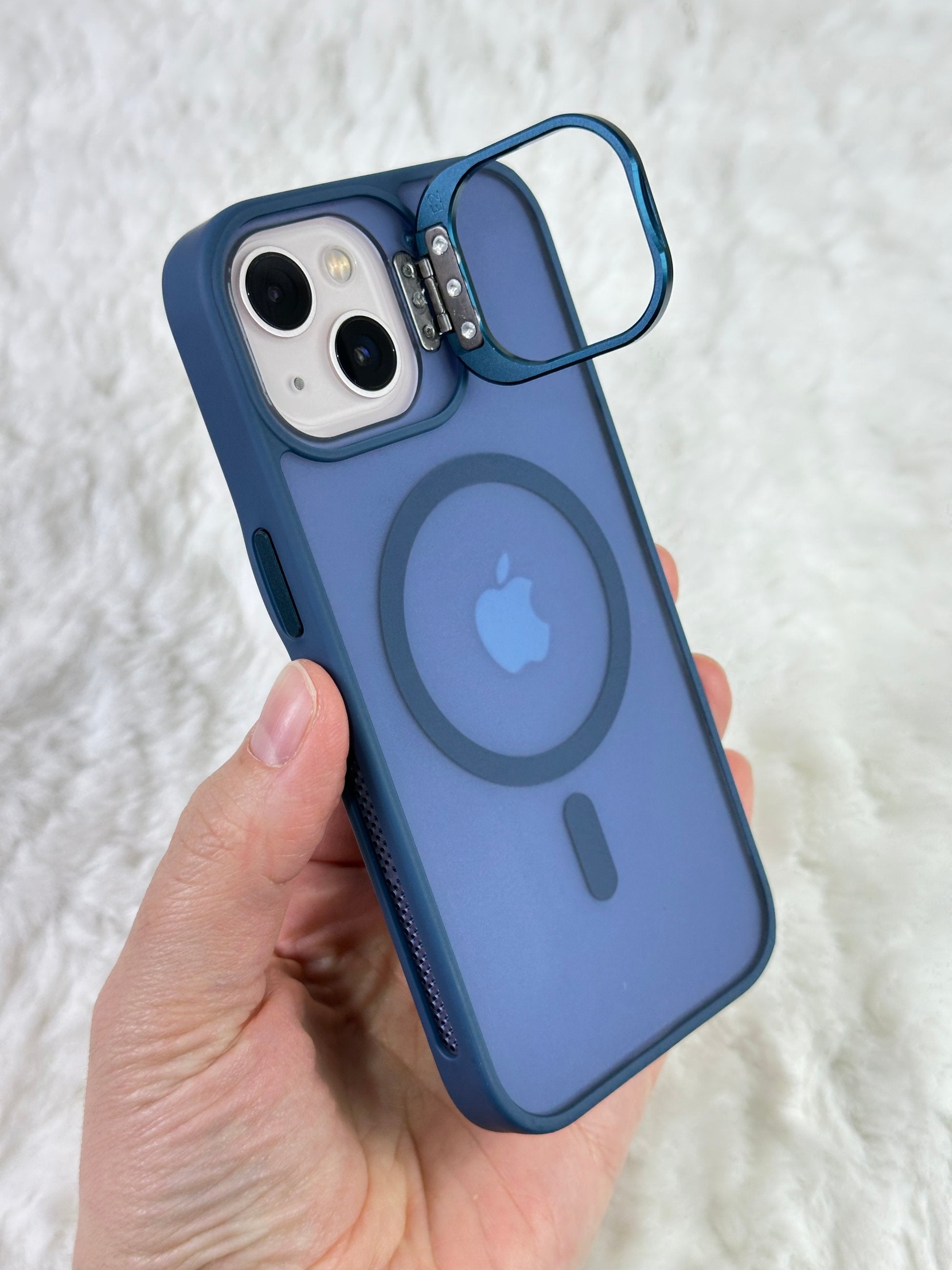 iPhone 15 Lens Koruyucu Hediyeli Magsafe Özellikli Stand Olabilen Wonder Kılıf