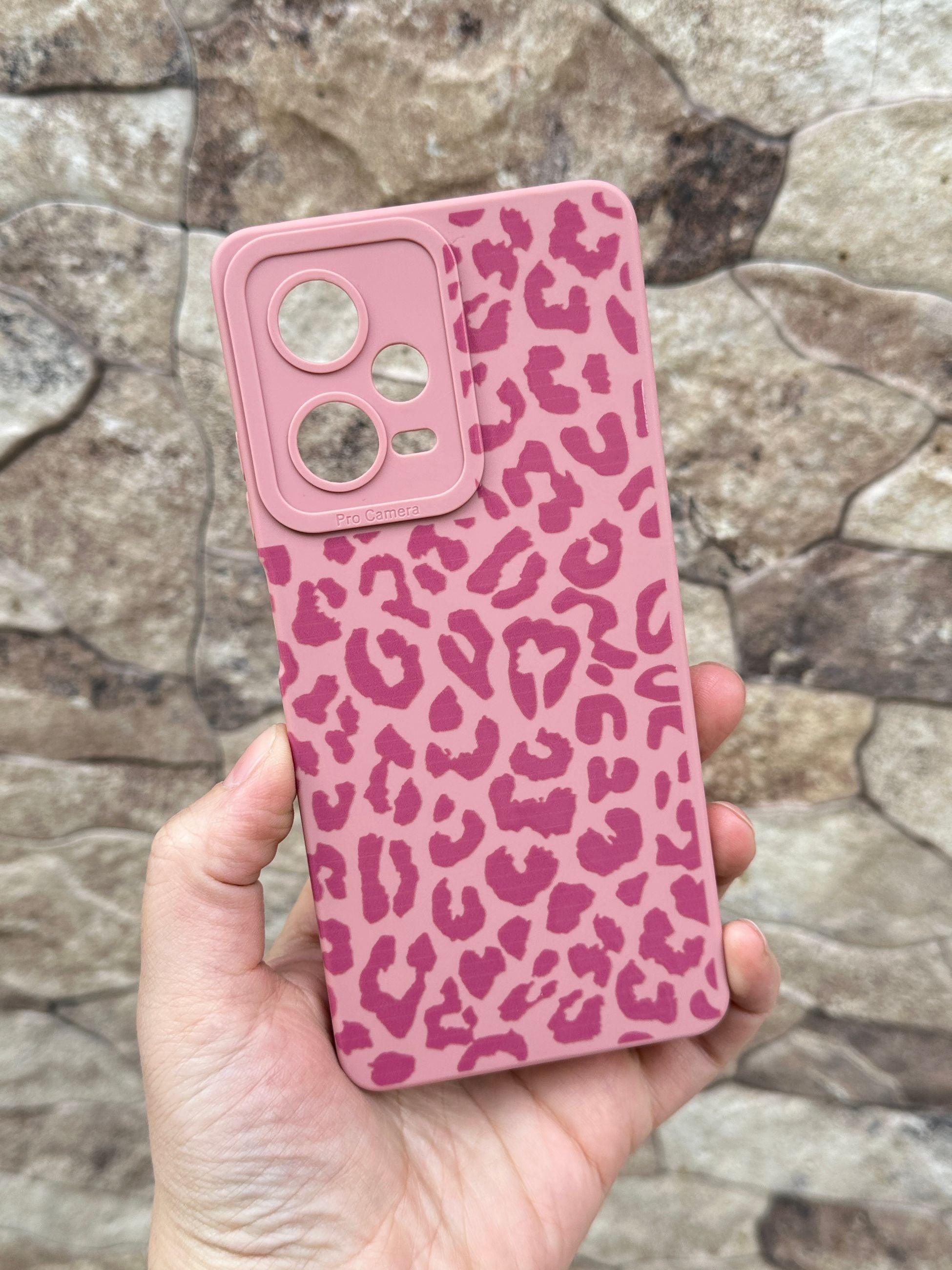 Redmi Note 12 Pro 5G Renkli Leopar Desenli İçi Kadife Lansman Leo Kılıf