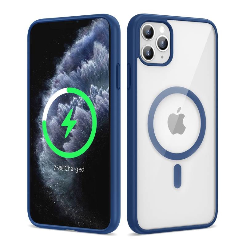 iPhone 11 Pro Magsafe Wireless Şarj Özellikli Silikon Kamera Çıkıntılı Rema Kılıf