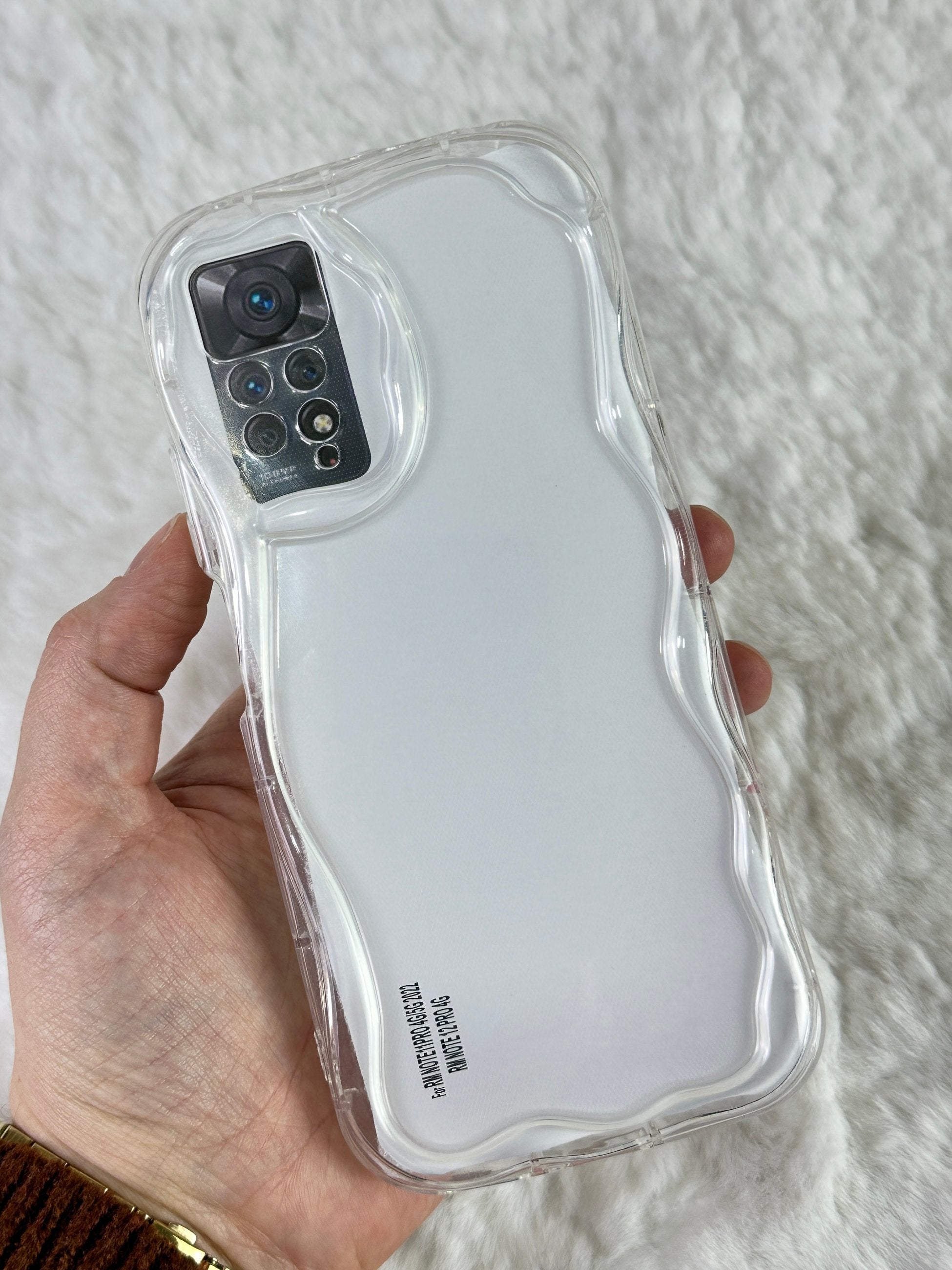 Redmi Note 11 Pro Kenarları Dalga Detaylı Kamera Korumalı Conn Kılıf