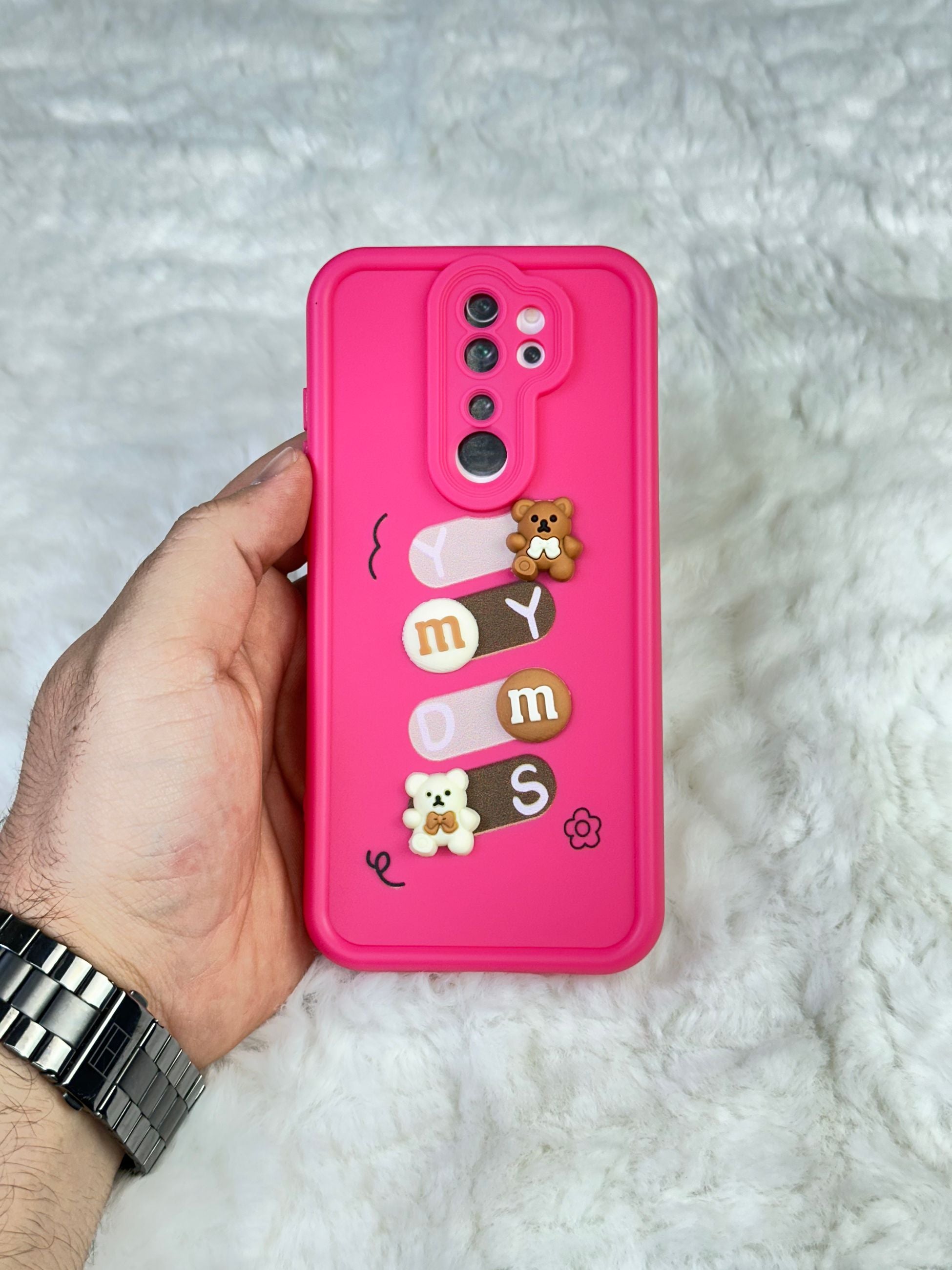 Xiaomi Redmi Note 8 Pro Minimalist Desenli Tatlı Pot Pourri Kılıf