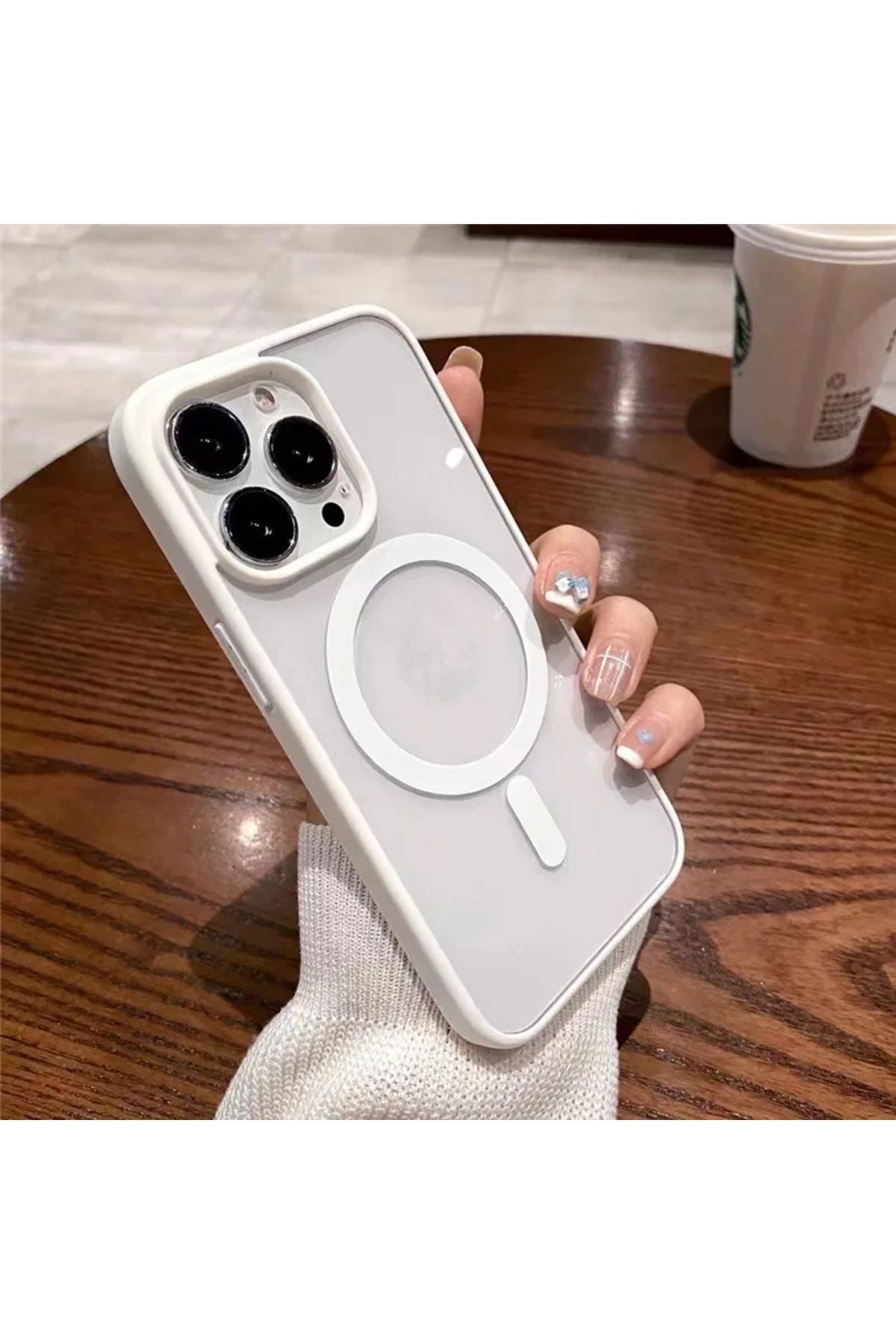 iPhone 15 Pro MAX Magsafe Wireless Şarj Özellikli Silikon Kamera Çıkıntılı REMA Kılıf