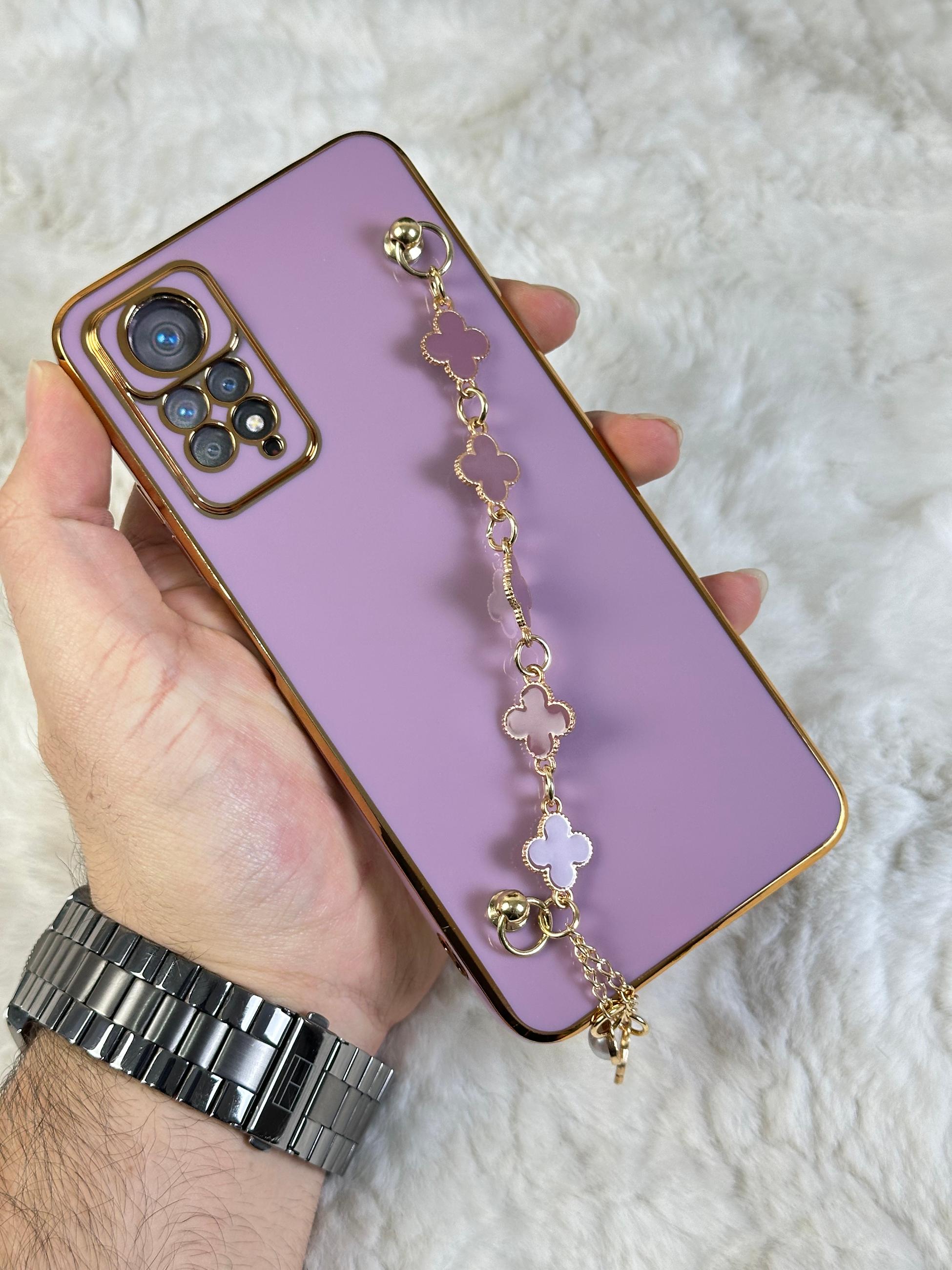 Xiaomi Redmi Note 11 Pro Gold Kenarlı Parlak Kamera Korumalı Elçek Kılıf