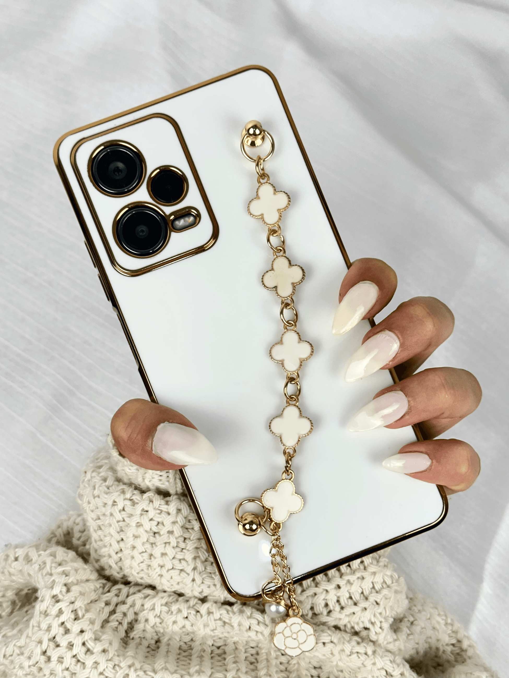 Xiaomi Redmi Note 12 Pro 5G Gold Kenarlı Parlak Kamera Korumalı Elçek Kılıf