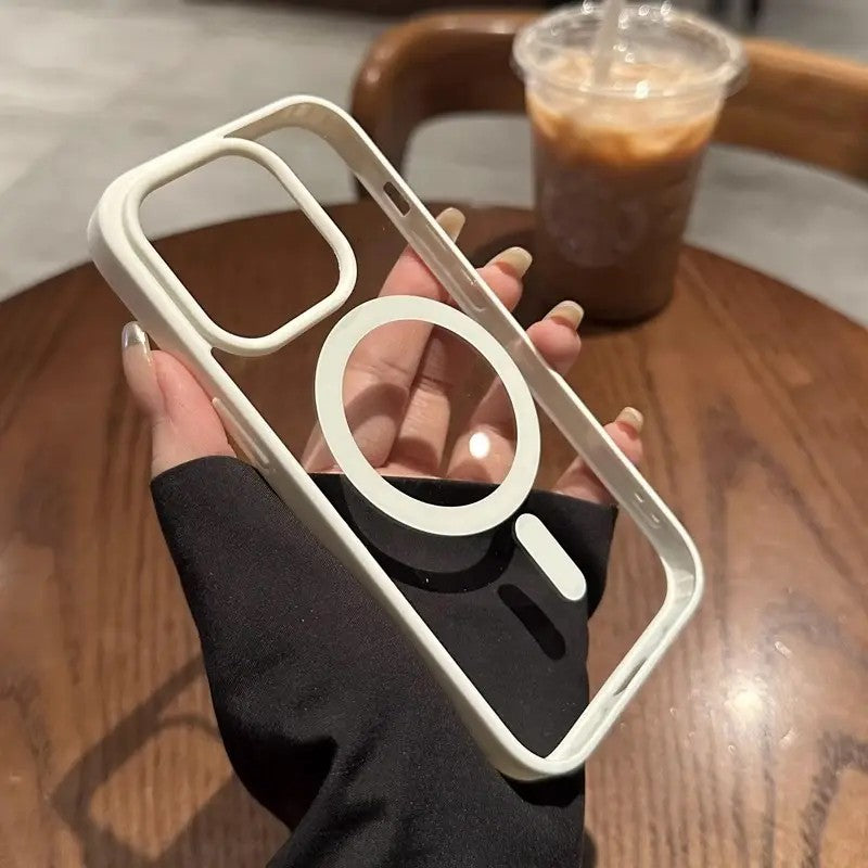 iPhone 15 Pro MAX Magsafe Wireless Şarj Özellikli Silikon Kamera Çıkıntılı REMA Kılıf