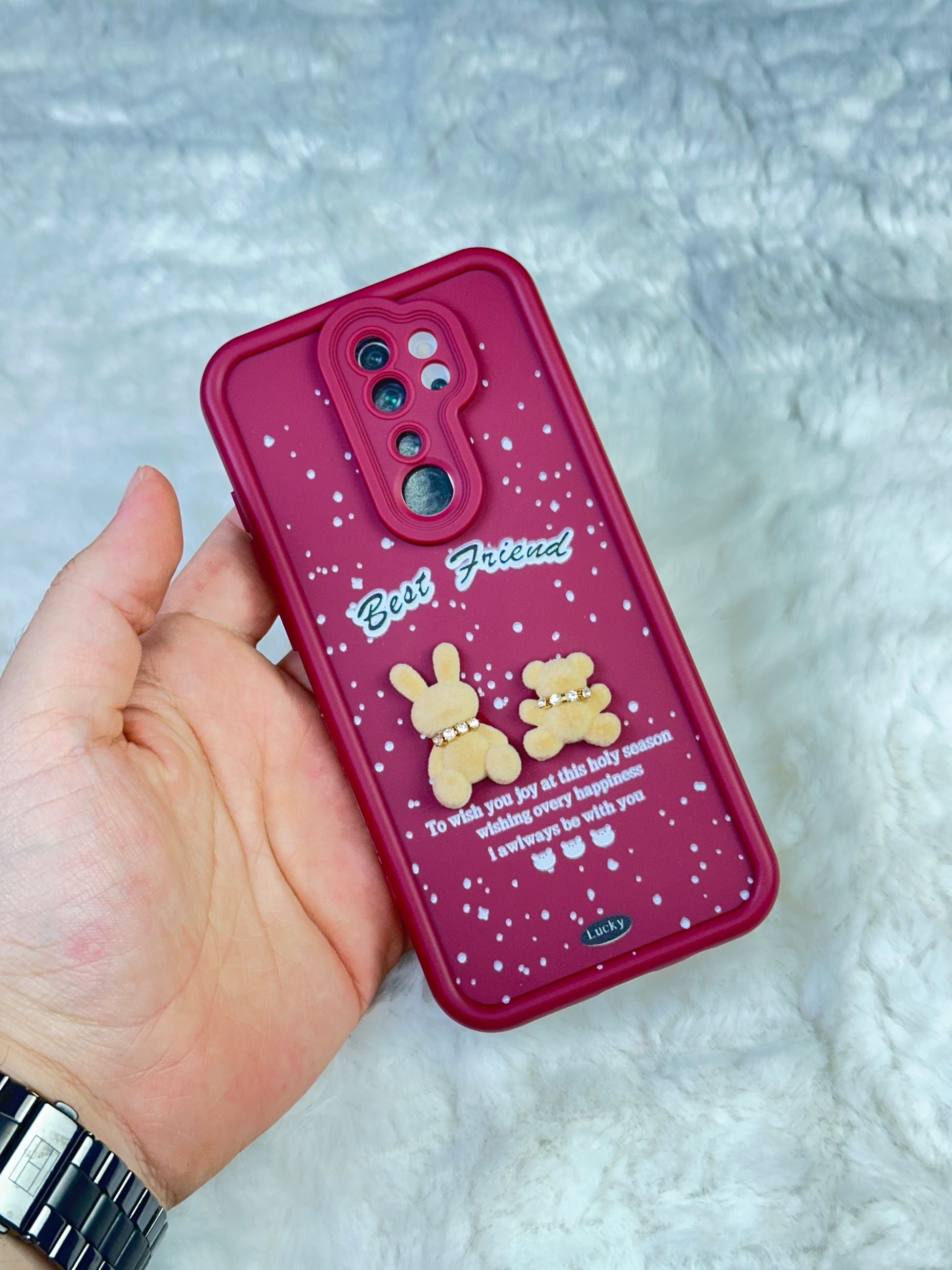 Xiaomi Redmi Note 8 Pro Minimalist Desenli Tatlı Pot Pourri Kılıf