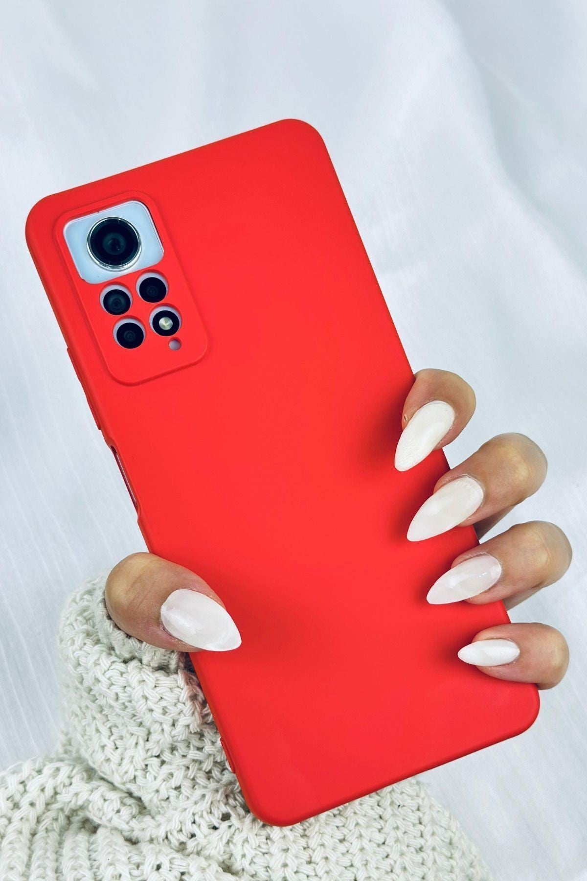 Xiaomi Redmi Note 11 Pro Ve Note 12 Pro (4G) Ile Uyumlu Lansman Içi Kadife Yumuşak Silikon Mara