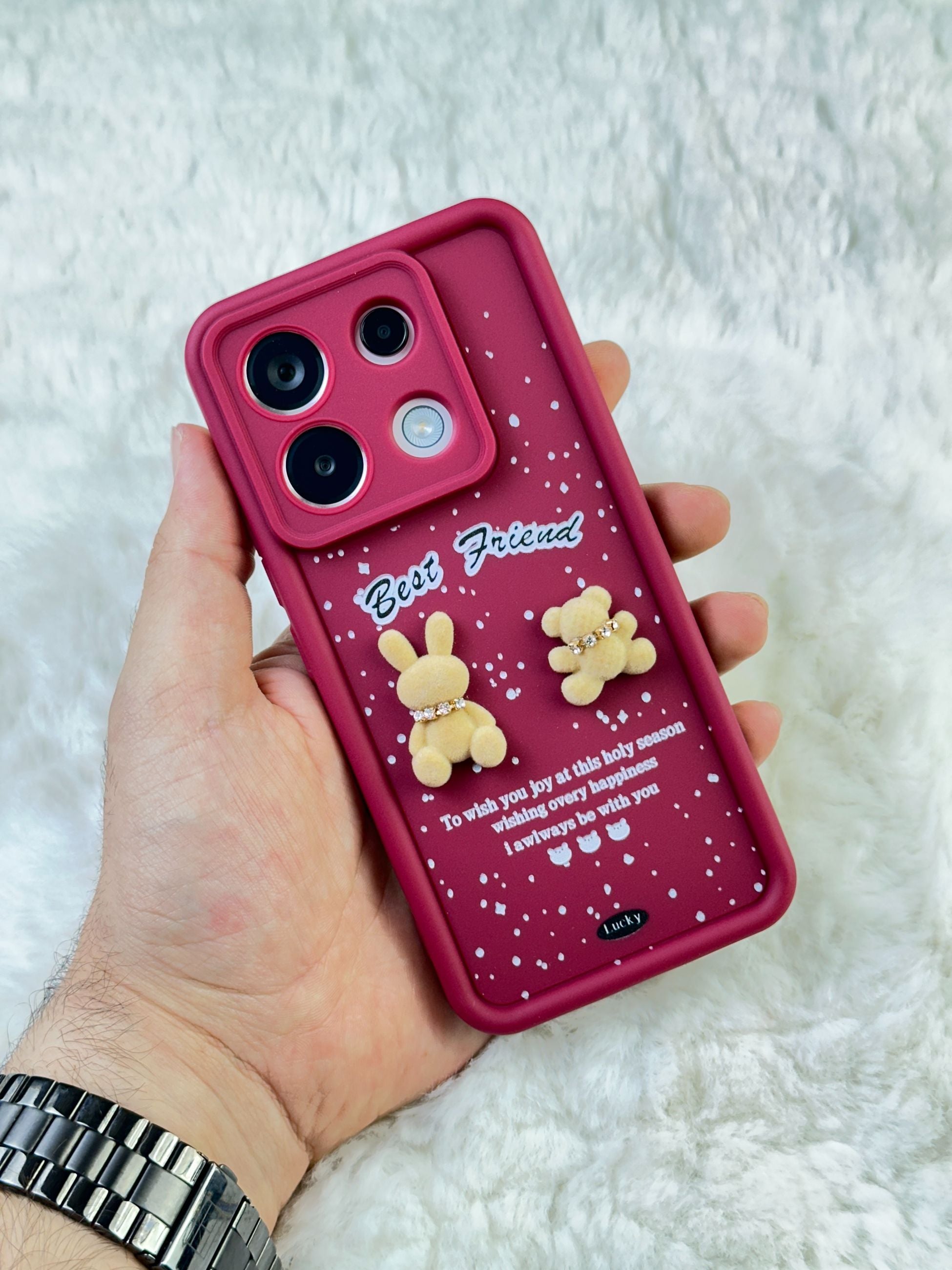 Xiaomi Redmi Note 13 Pro 5G Minimalist Desenli Tatlı Pot Pourri Kılıf