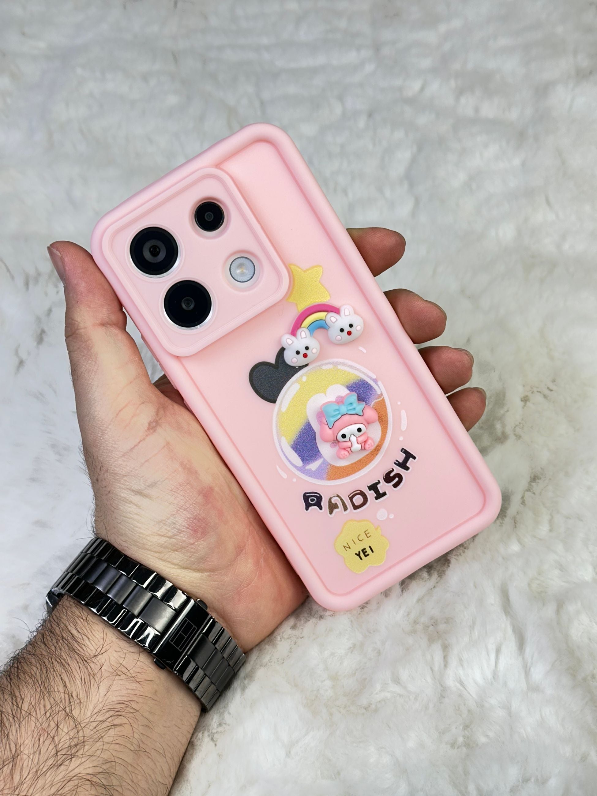 Xiaomi Redmi Note 13 Pro 5G Minimalist Desenli Tatlı Pot Pourri Kılıf